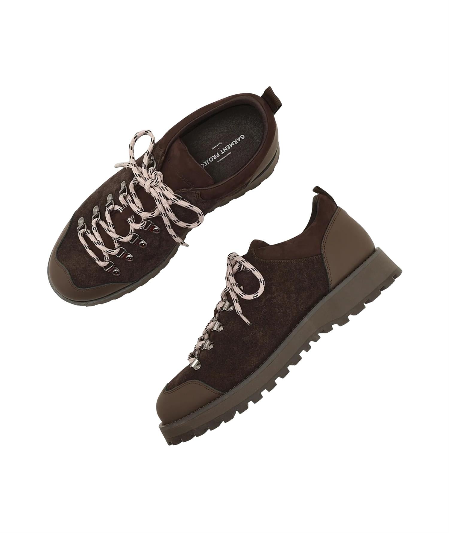 Garment Project Dune Low Brown Suede Sko Brun