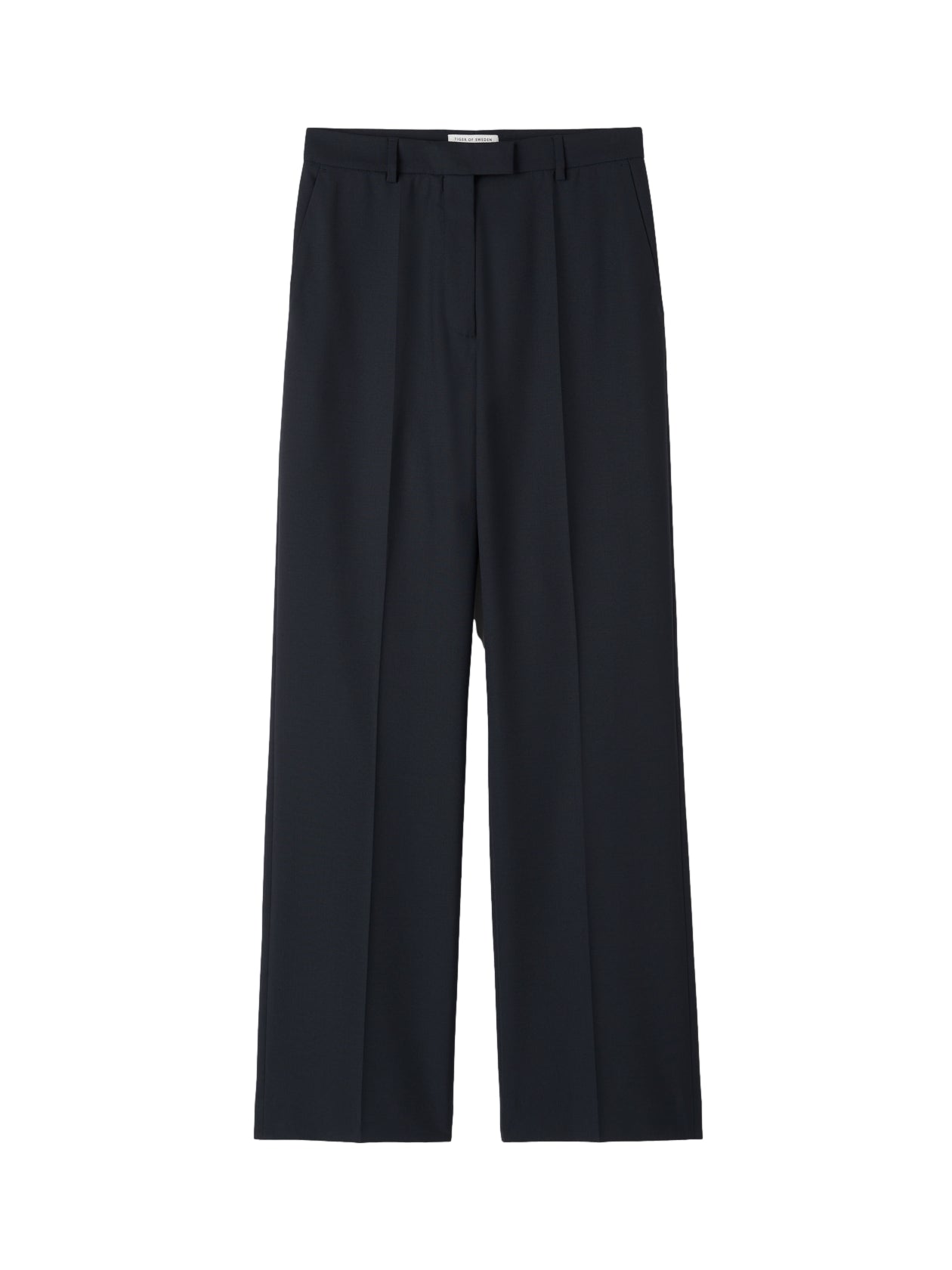 Tiger of Sweden Marfa Wool Blend Trousers Dressbukse Navy - modostore.no