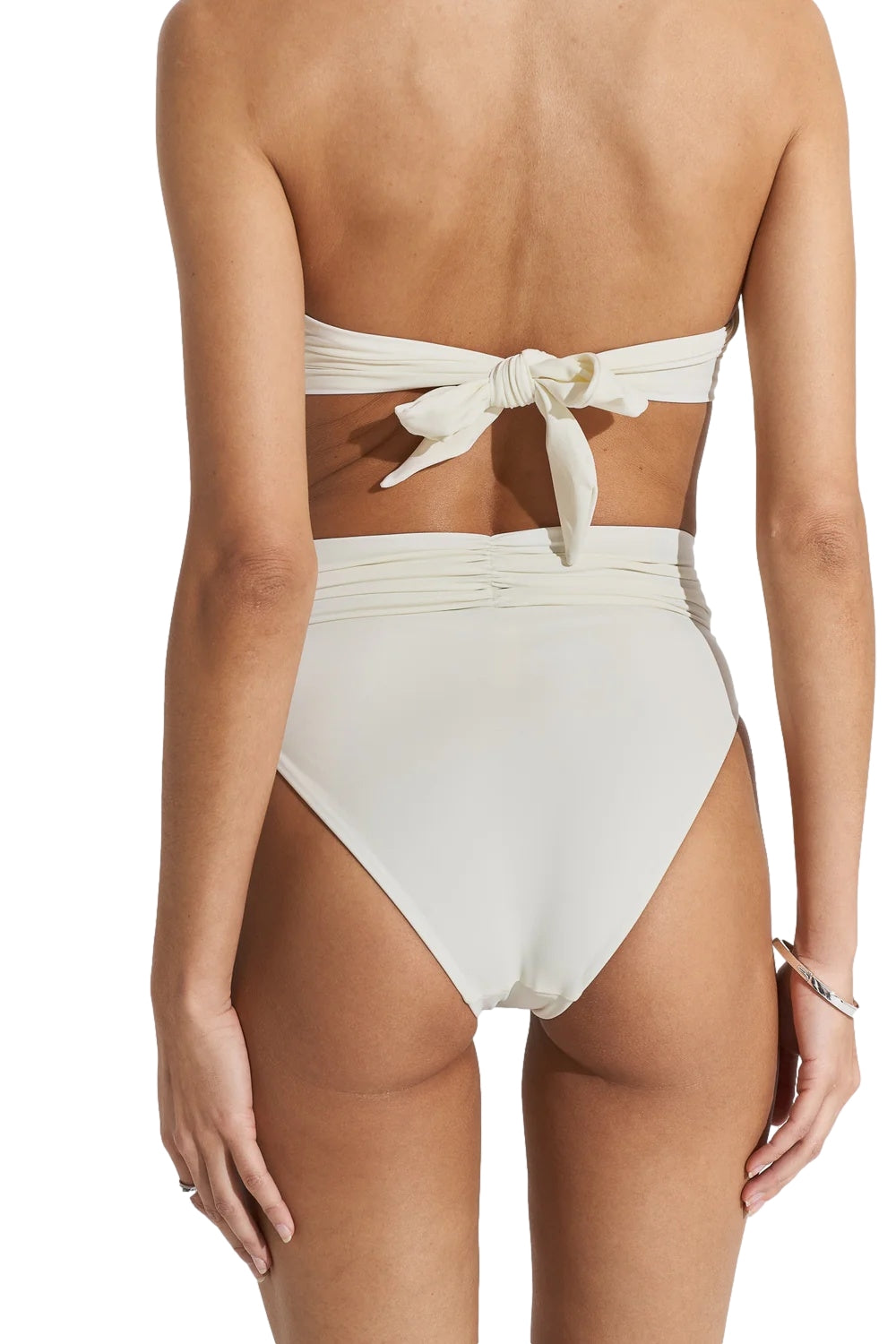 Seaquelle Billow Bikini Top Badetøy Off-White - modostore.no