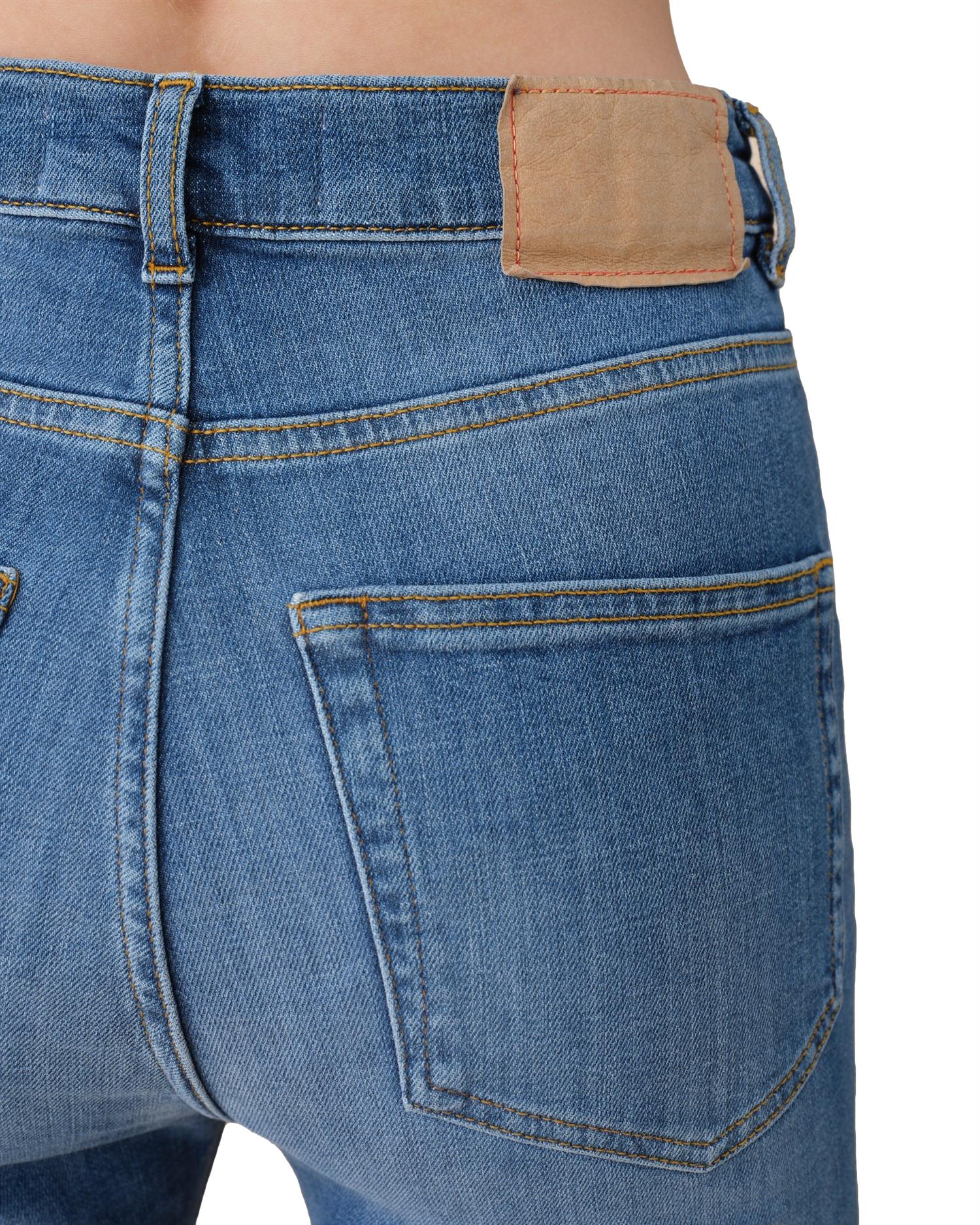 Jeanerica Eiffel Mid Vintage Jeans Blå - modostore.no