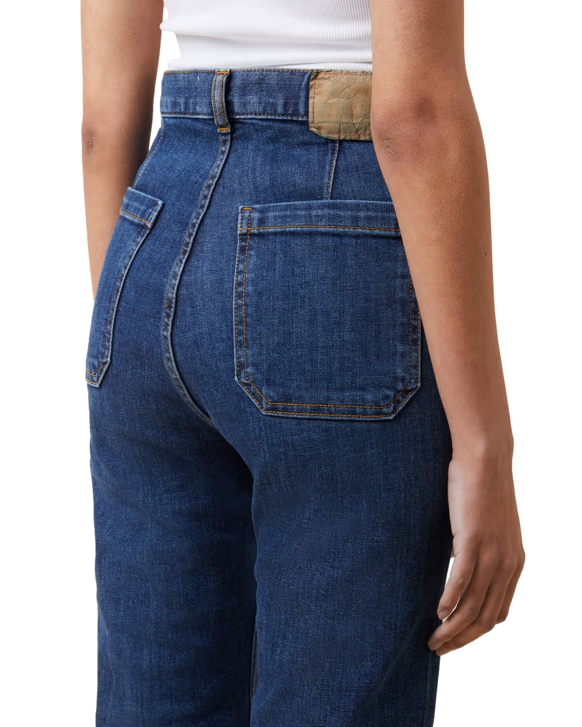 Jeanerica St Monica Vintage 95 jeans i denim, vises med klassisk passform og faded blå farge.