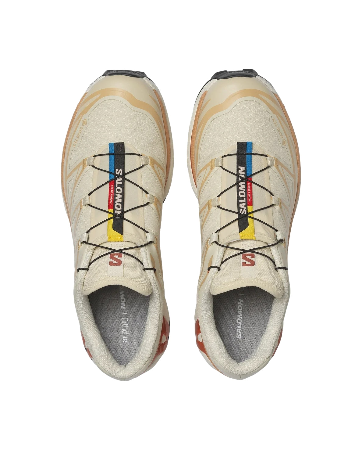 Salomon XT-6 GTX Almond Milk/Soft Clay/Burnt Ochre Sko Kremfarget - modostore.no