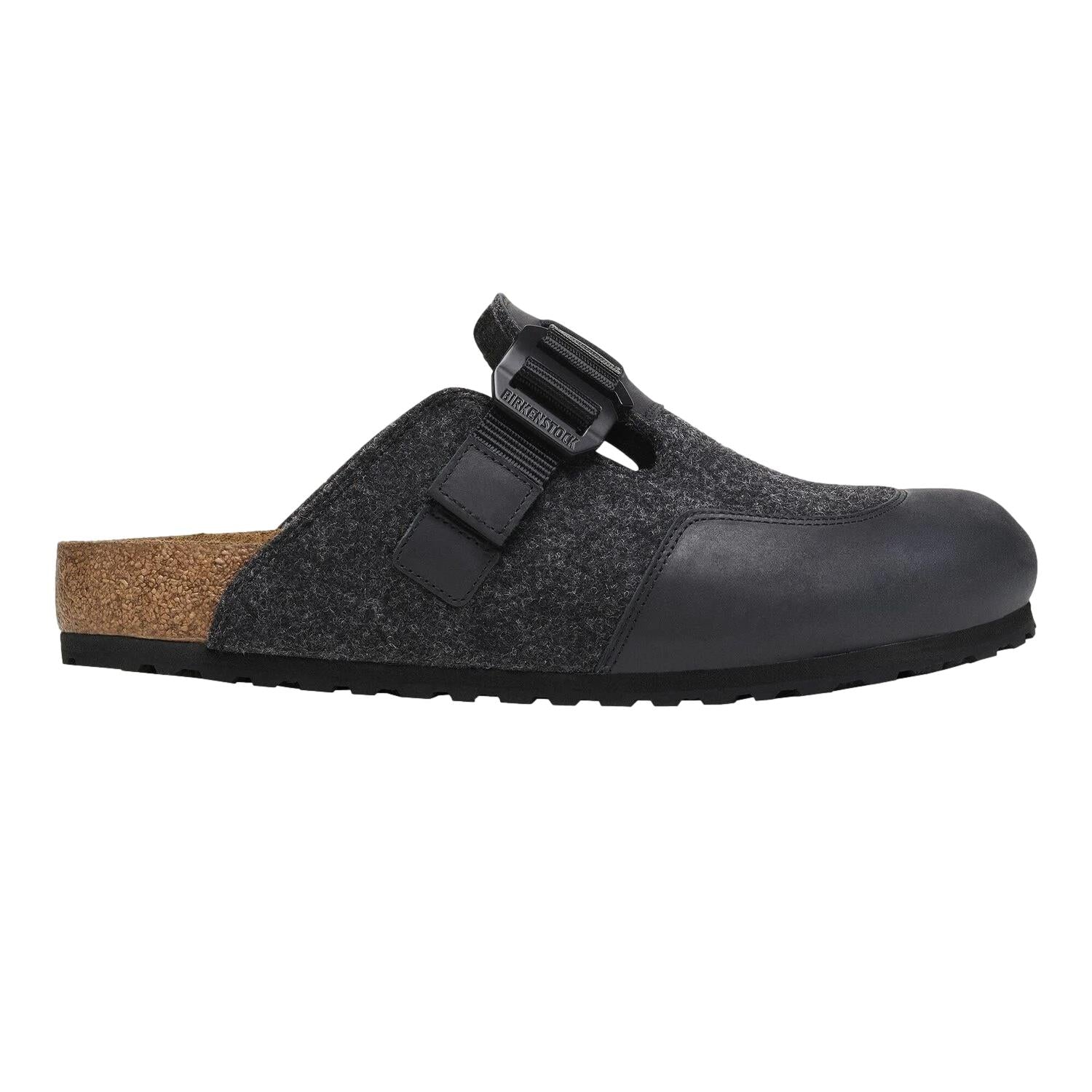 Birkenstock Boston Nova Felt Sko Mørkegrå - modostore.no