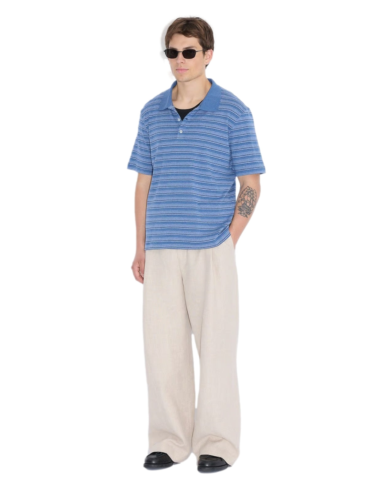 Holzweiler Sonny Polo T-shirt Blå - modostore.no