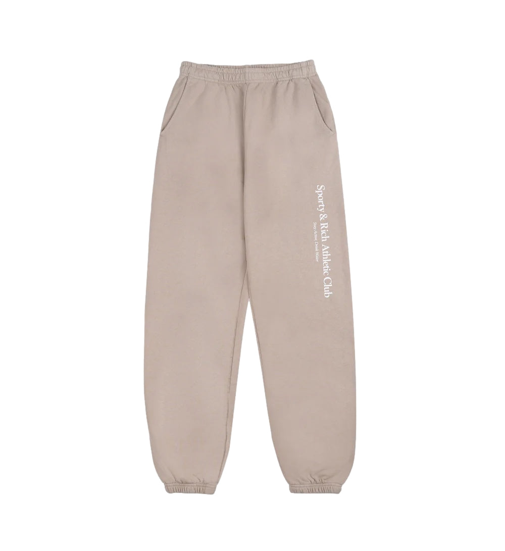 Sporty & Rich Athletic Club Sweatpants Bukse Lysebrun - modostore.no