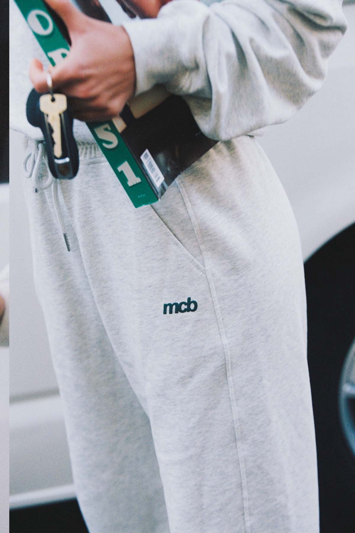 MCB Sportswear Signature Pant Bukse Lysegrå
