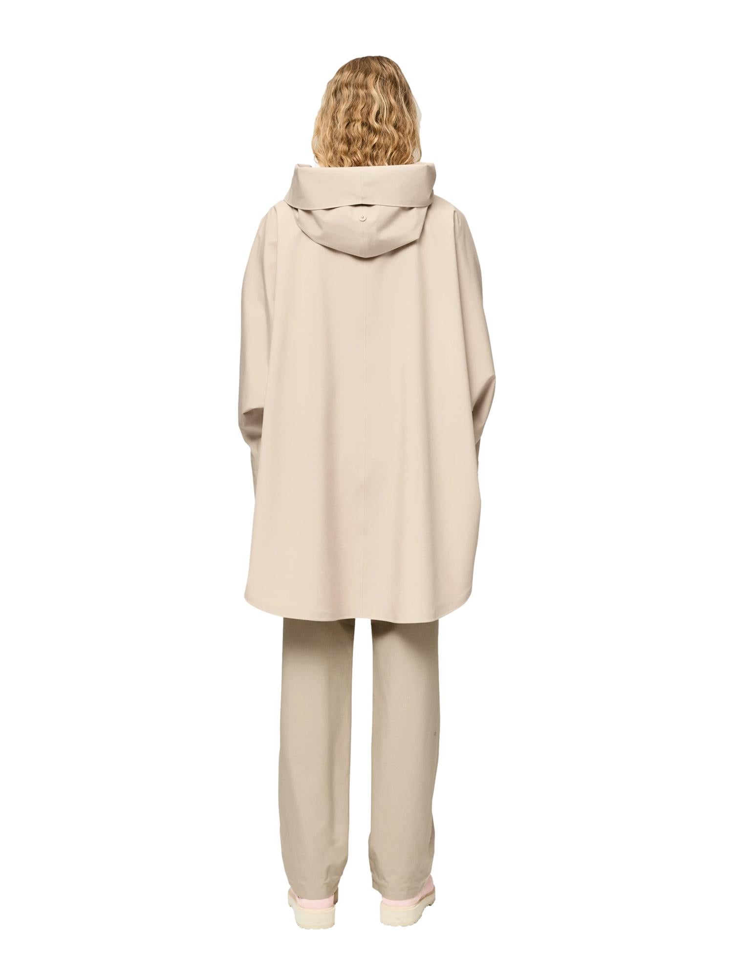 Blæst Bergen Poncho Beige Jakke Beige