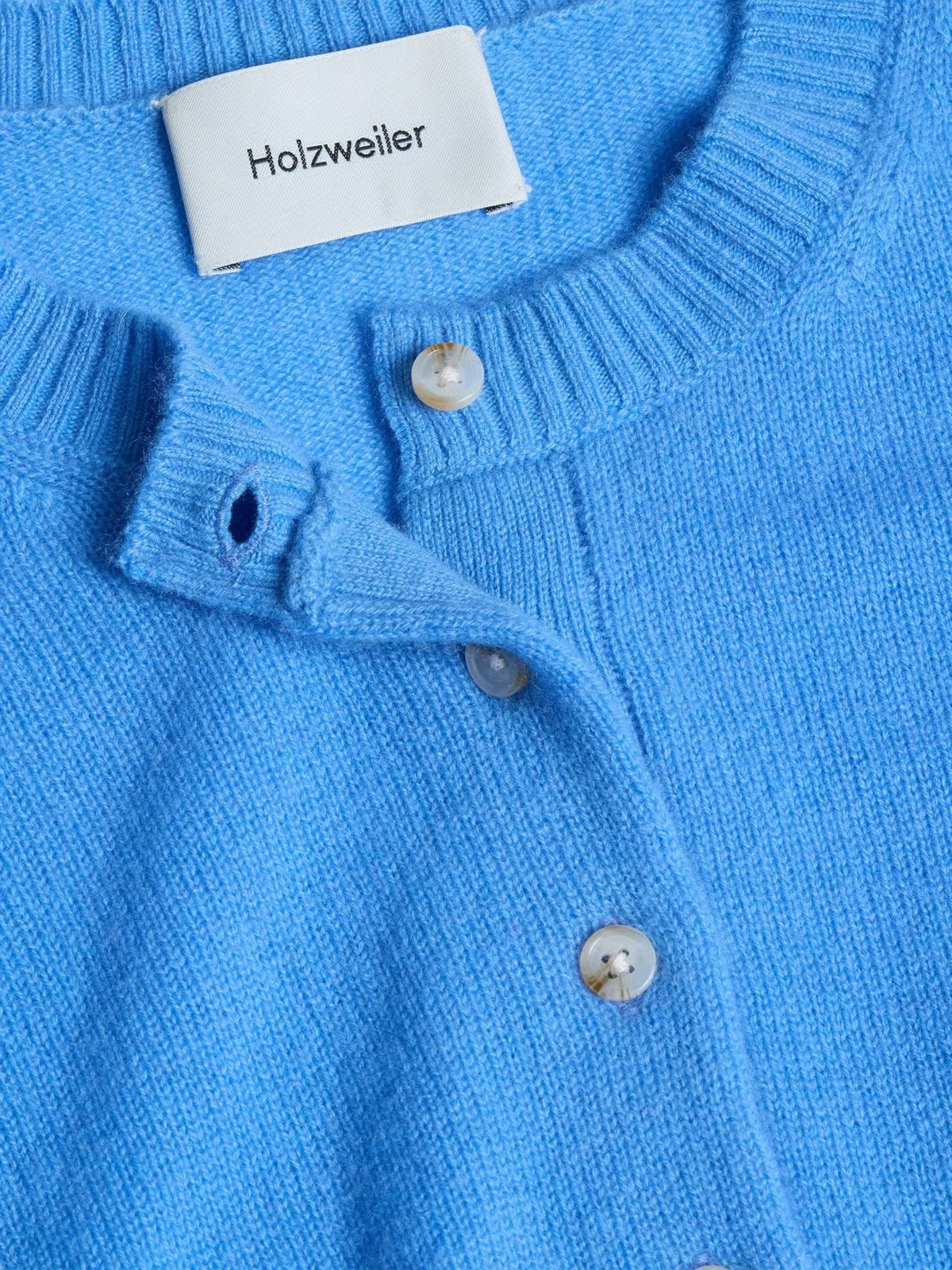 Holzweiler W. Cashmere Cardigan Cardigan Blå - modostore.no