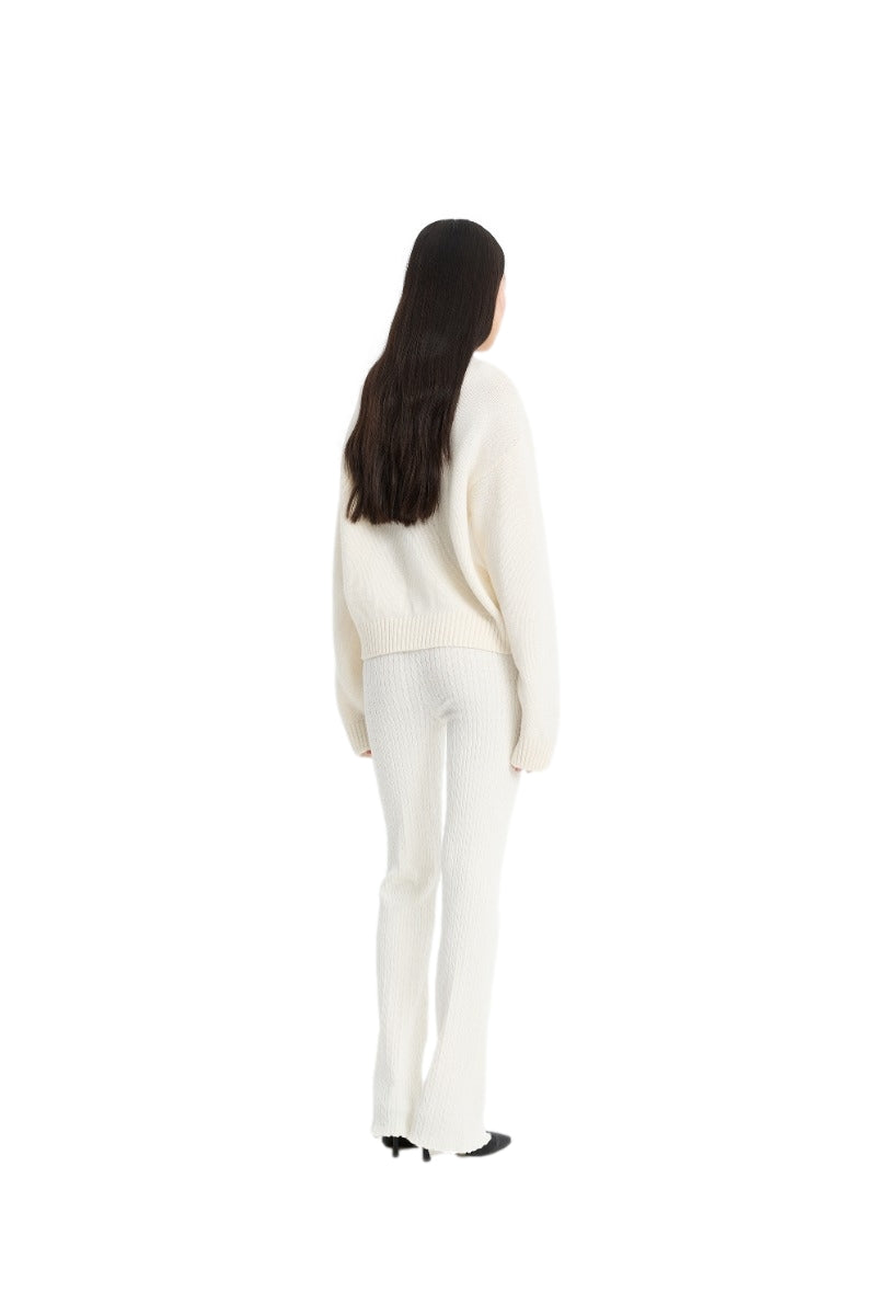 ROTATE Crewneck Sweater Genser Off-White