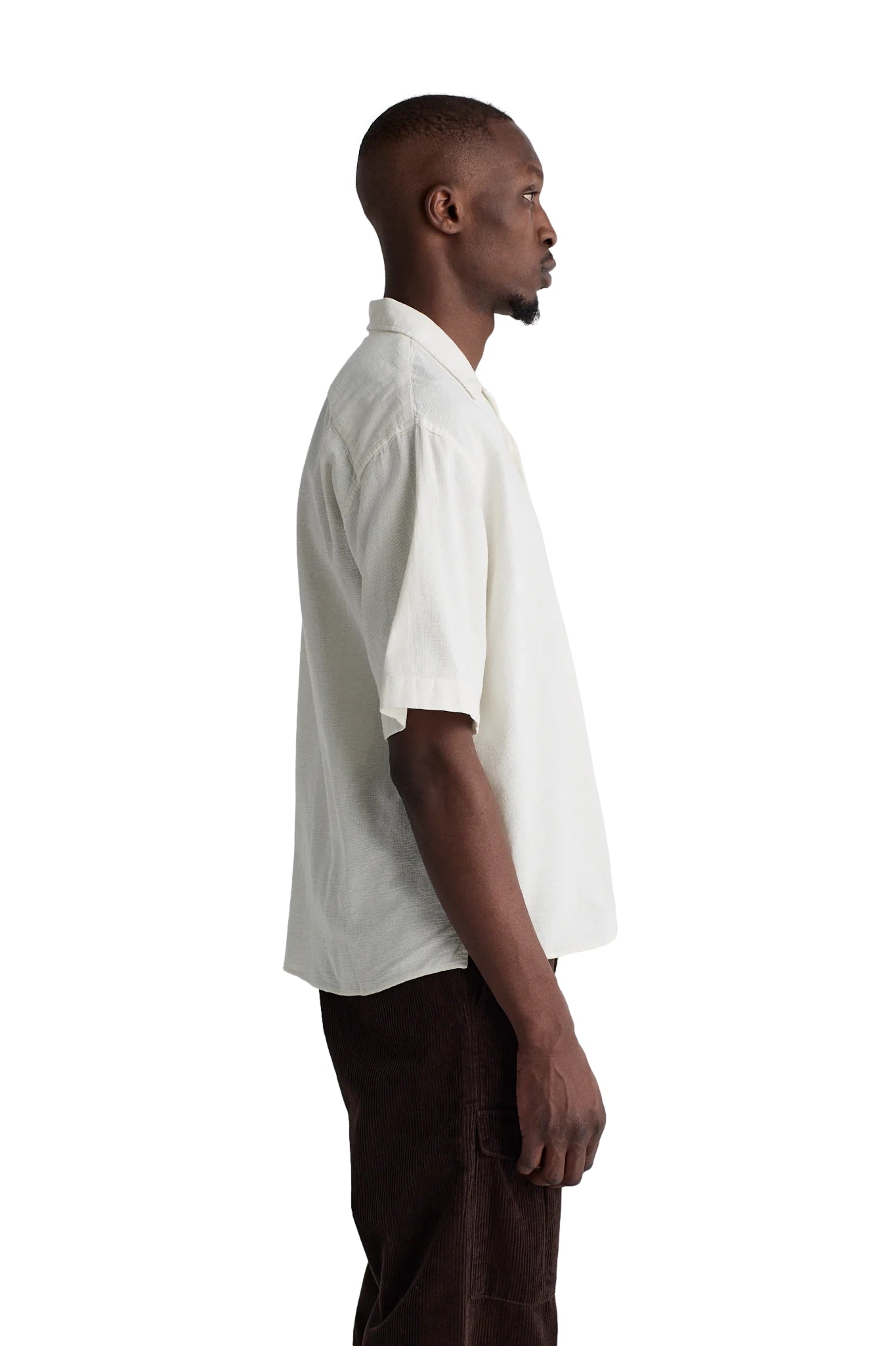 Livid Stone Loose Skjorte Hvit - modostore.no