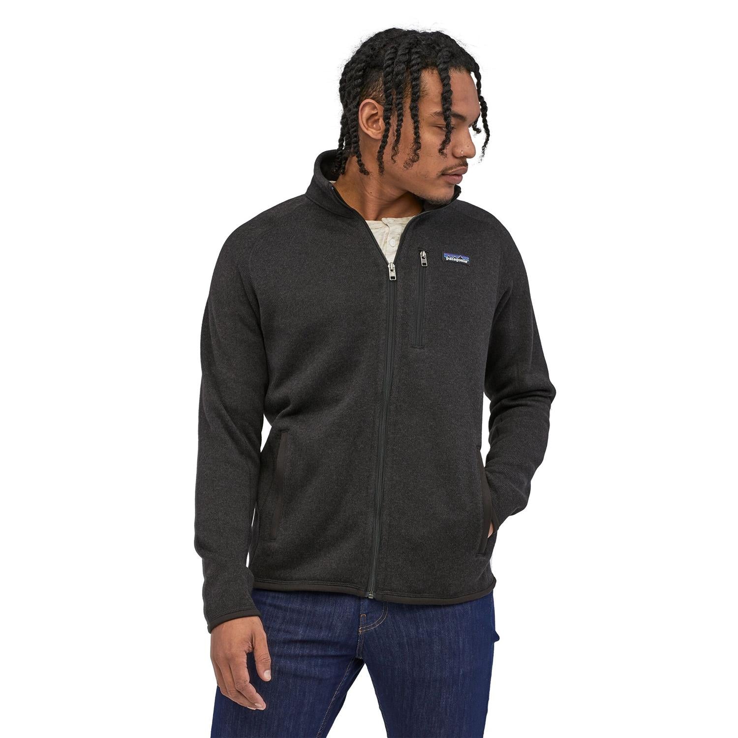 Patagonia M Better Sweater Jkt Black Jakke Sort - modostore.no