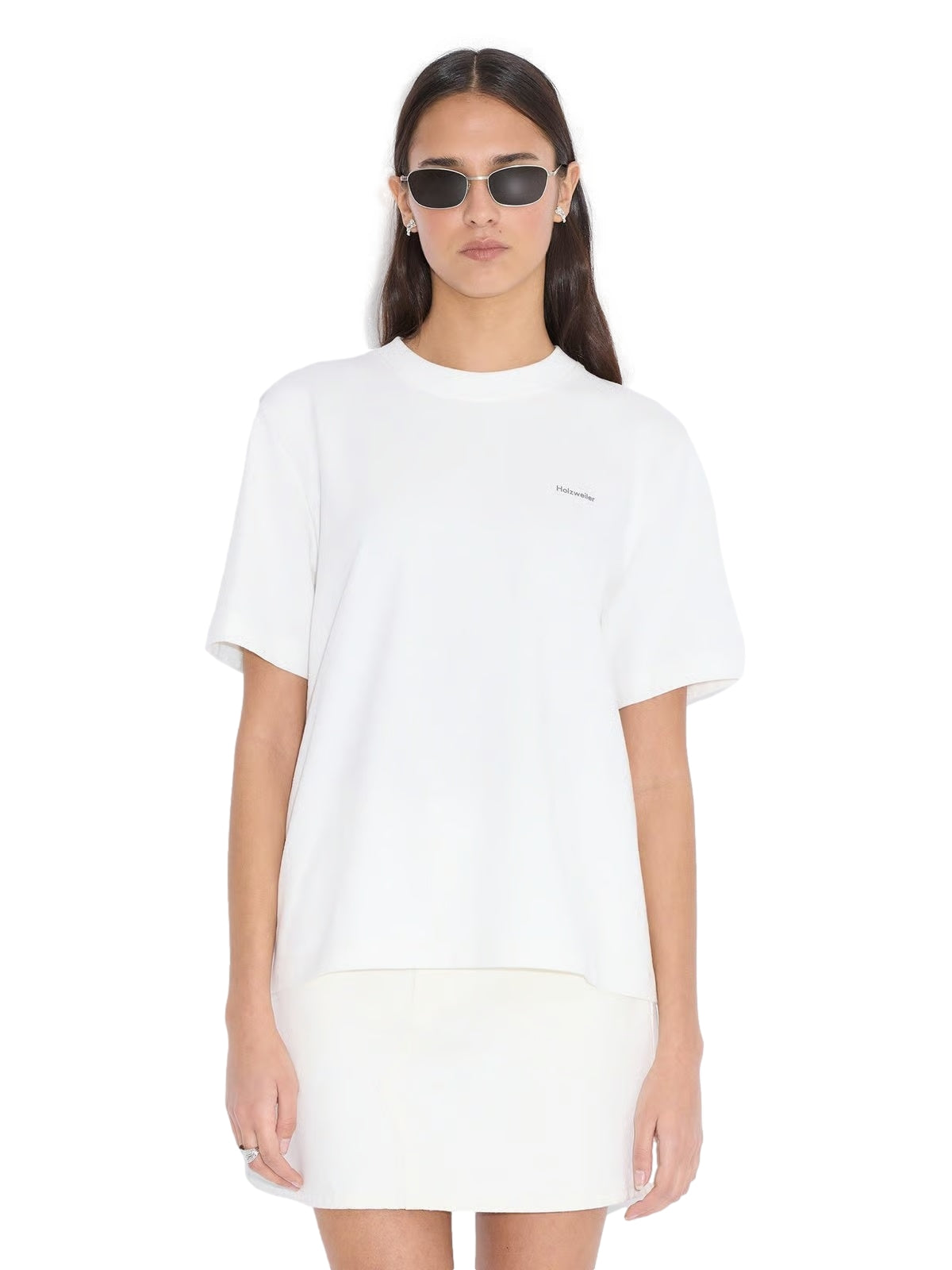 Holzweiler W. Relaxed Tee T-shirt Hvit - modostore.no