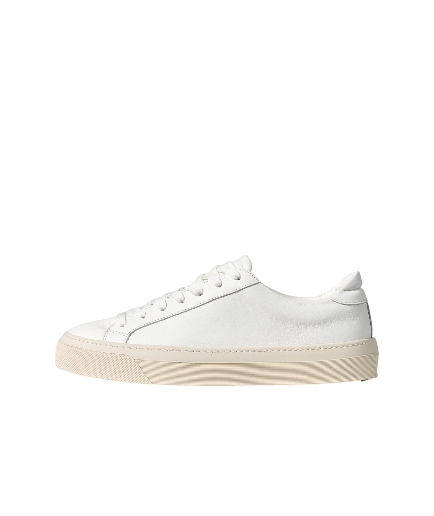 Garment Project Kit - White Soft Leather Sko Hvit