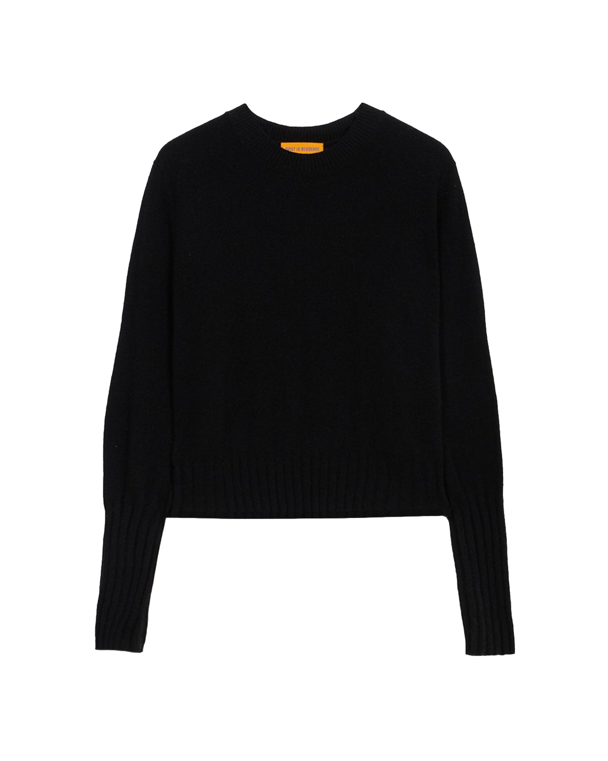 Guest In Residence Shrunken Crew Black Genser Sort