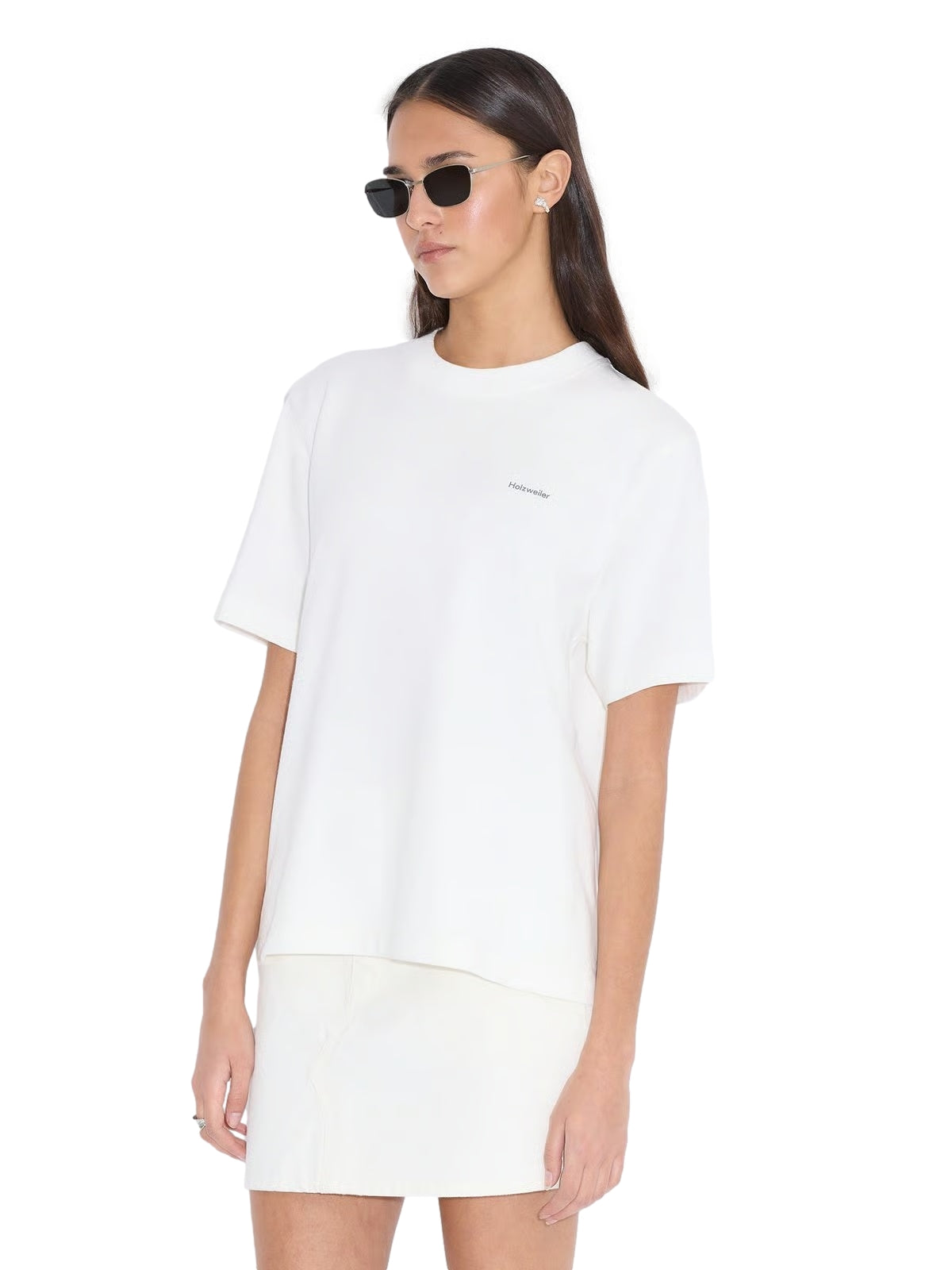 Holzweiler W. Relaxed Tee T-shirt Hvit - modostore.no