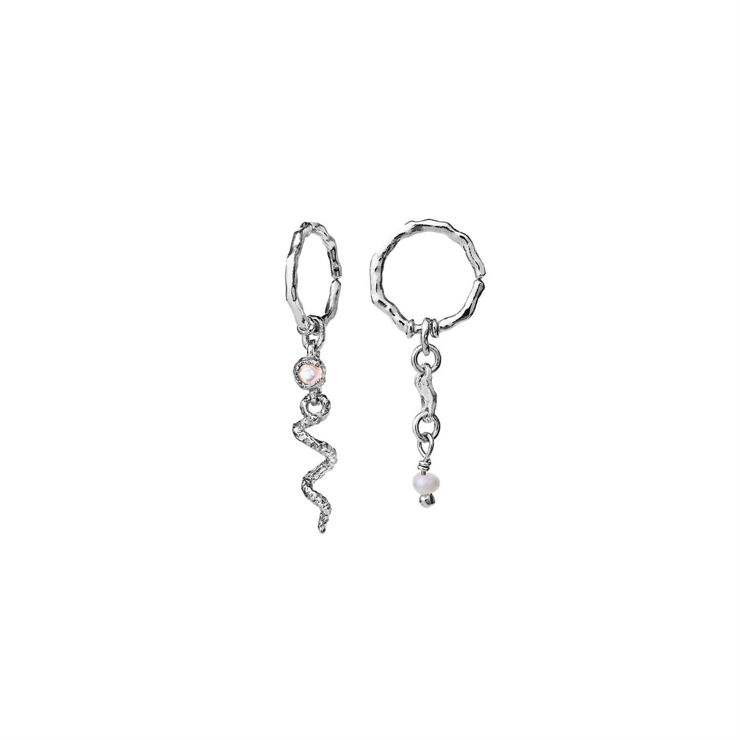 Maanesten Evelyn Earrings Øredobber Sølv - modostore.no