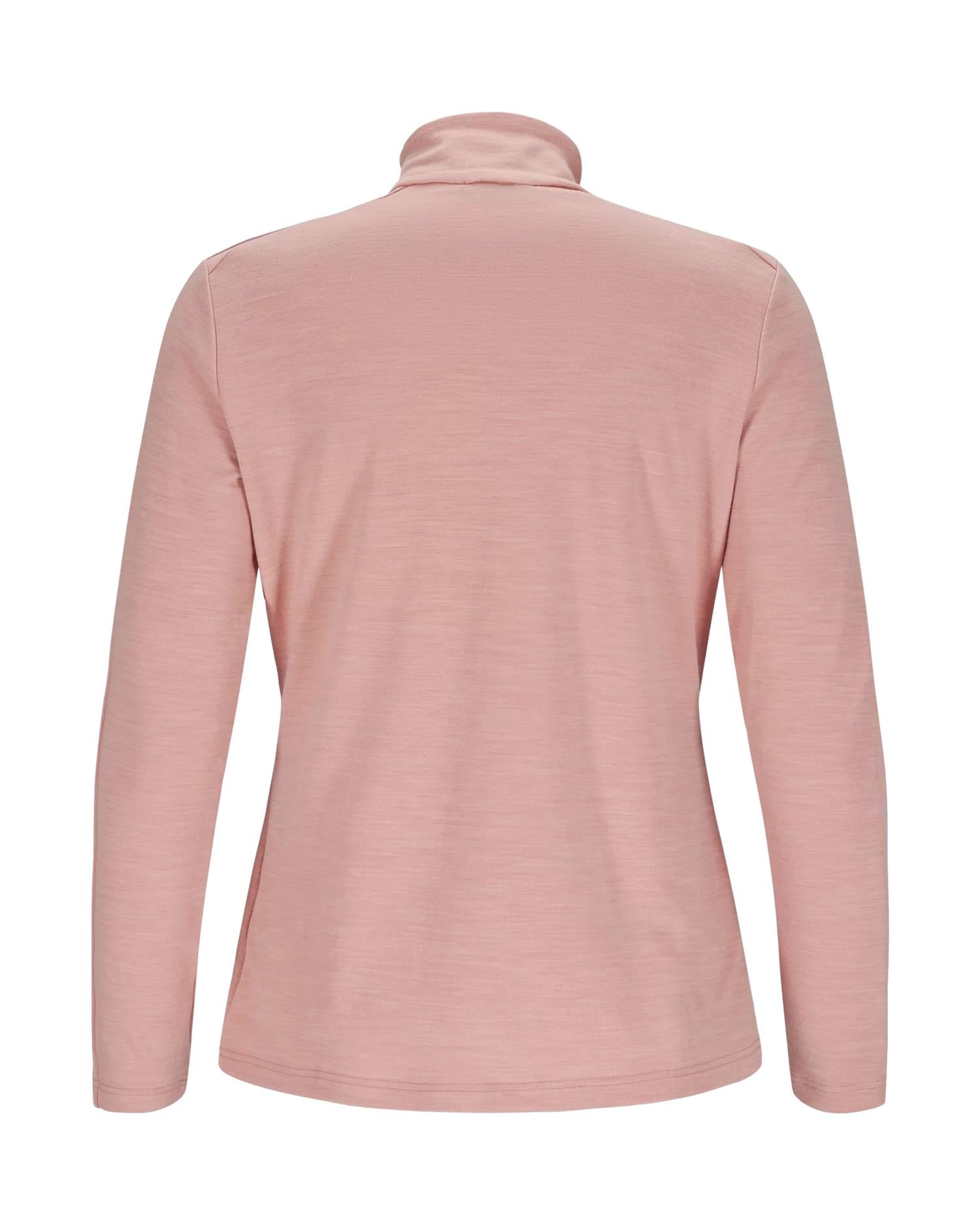 Amundsen 5Mila Half Zip Monochrome Womens Genser Rosa - modostore.no