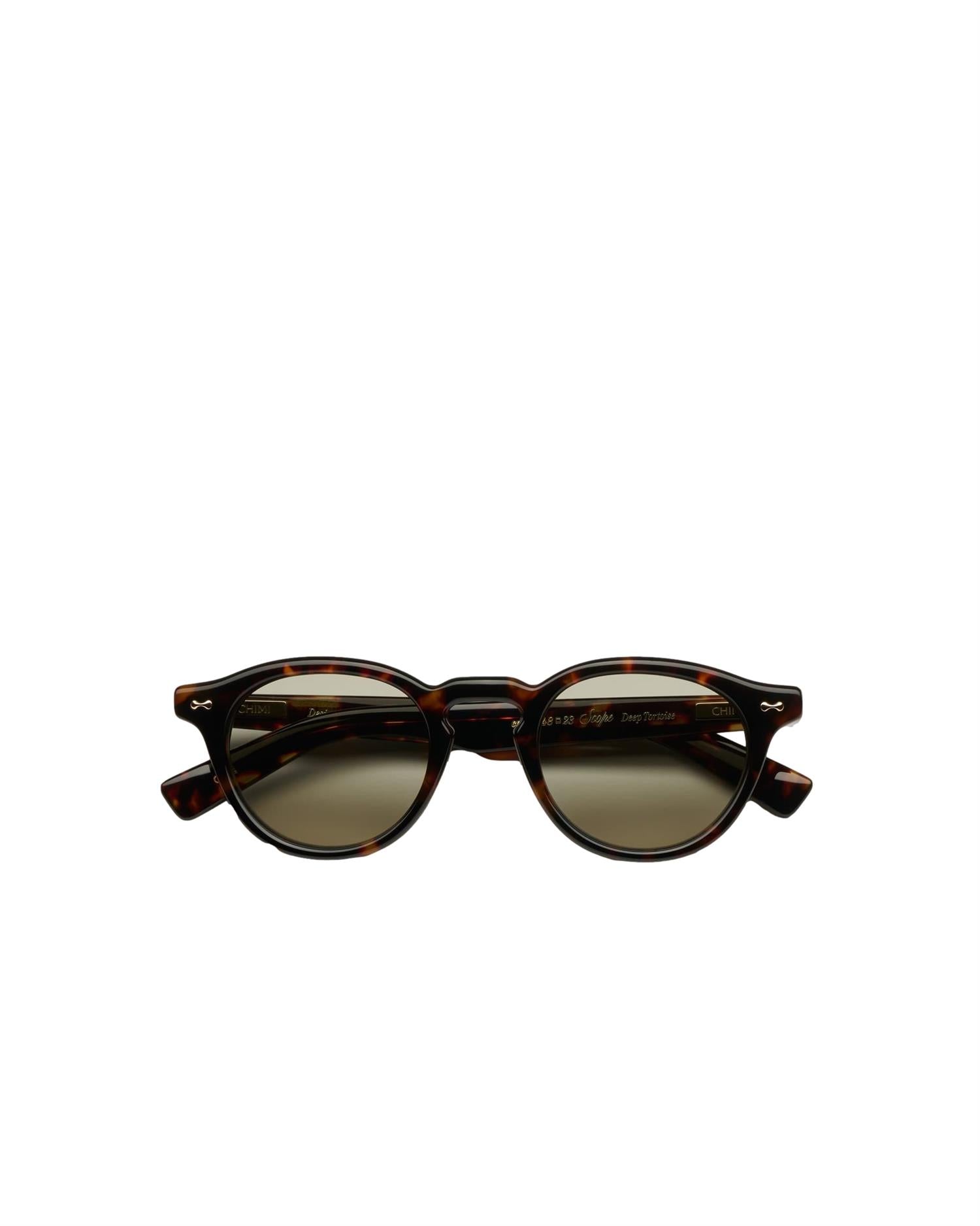 Chimi Eyewear Scope Deep Tortoise Solbriller Brun