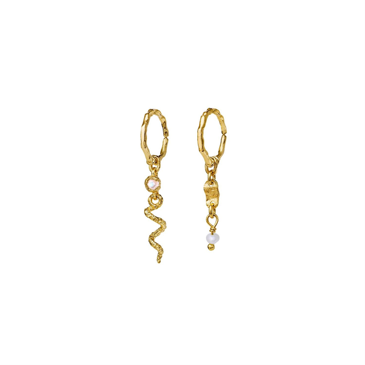 Maanesten Evelyn Earrings Øredobber Gull
