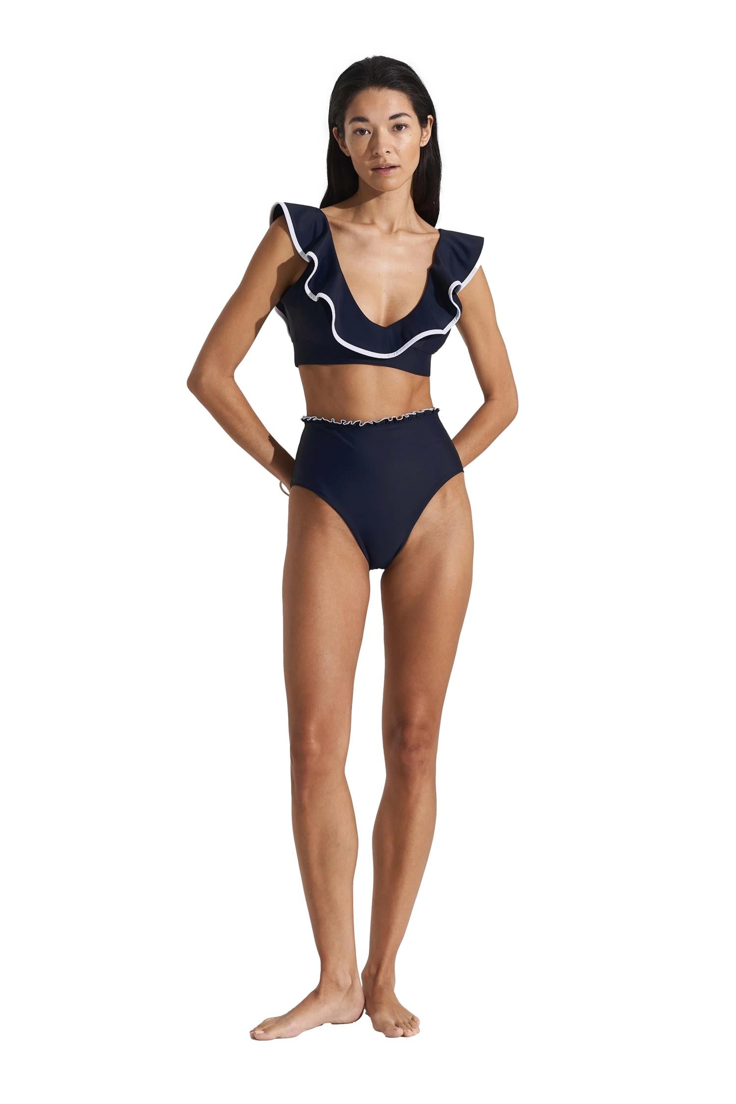 Seaquelle Deep Bikini Top Badetøy Mørkeblå - modostore.no