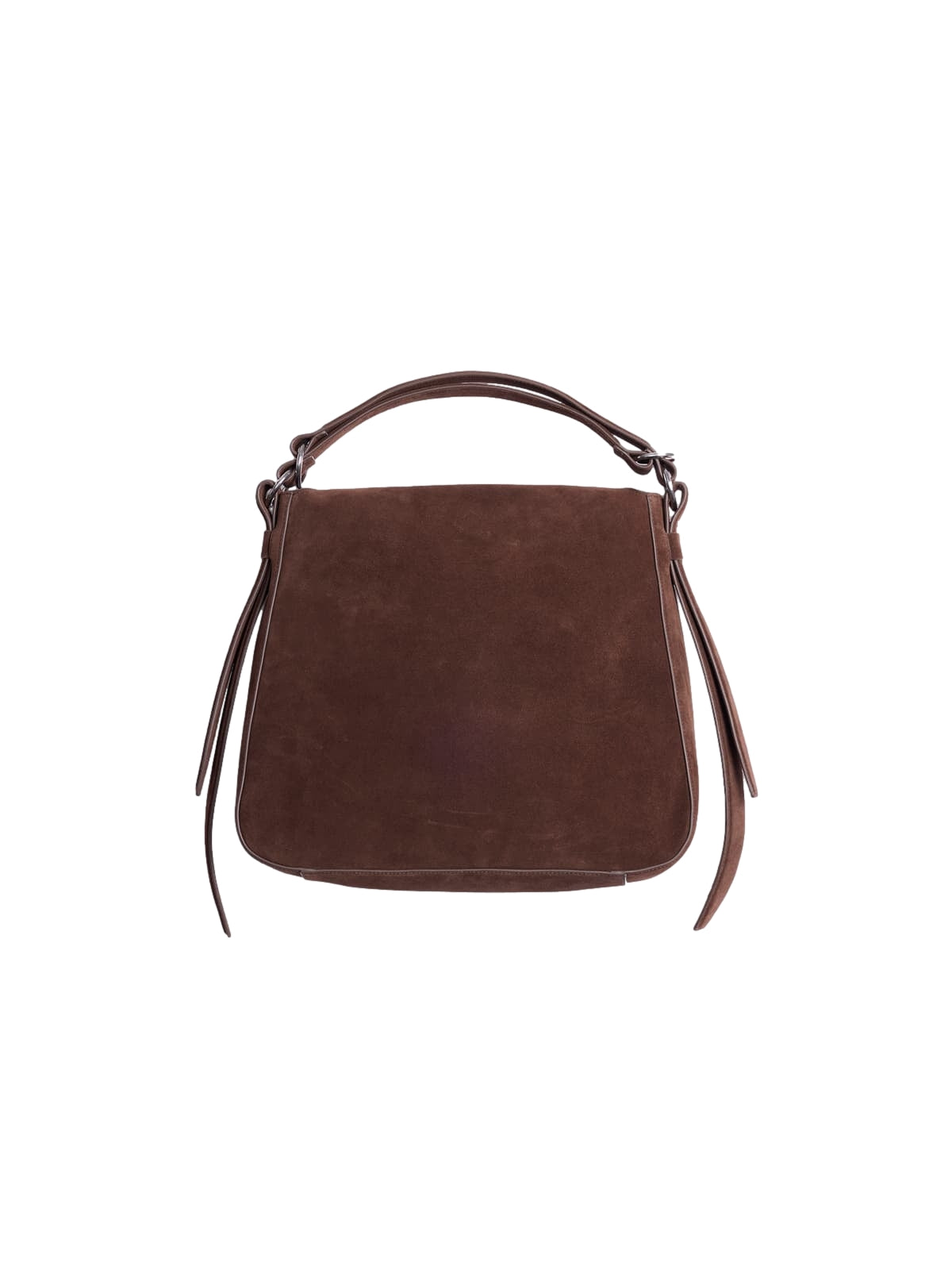 Holzweiler Bud Slouchy Suede Tote Bag Veske Mørkebrun