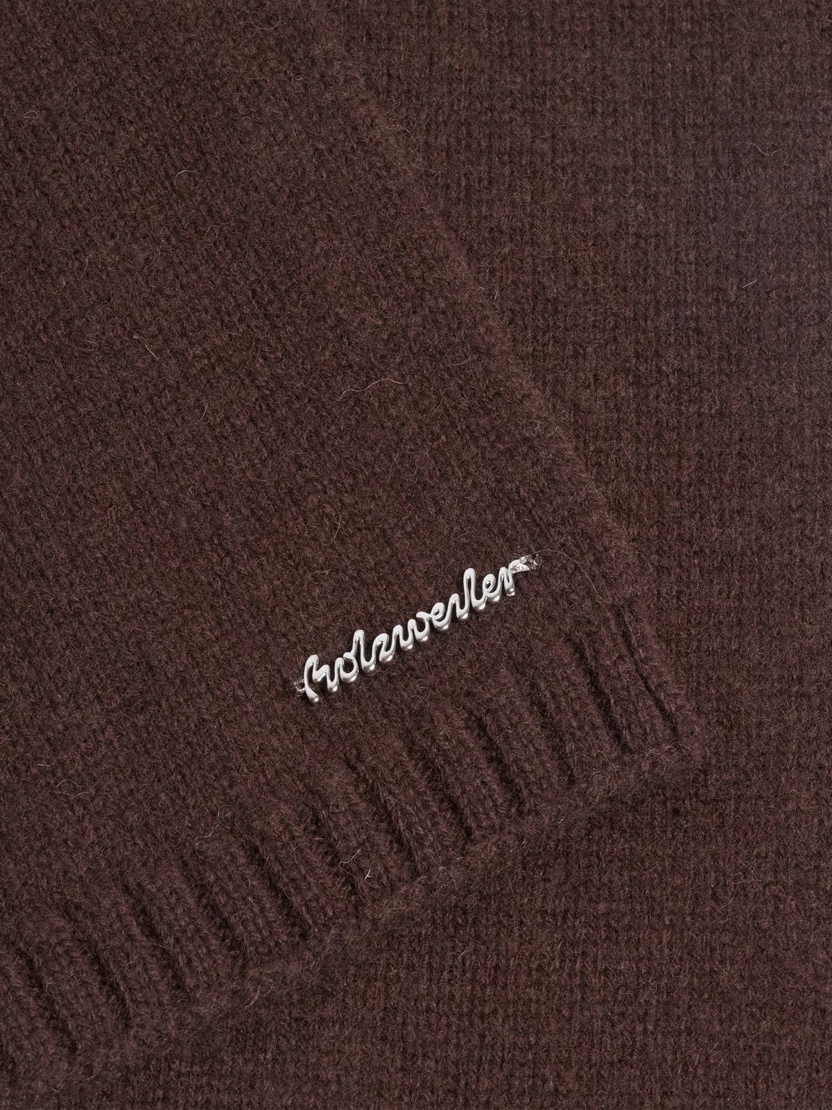 Holzweiler Wool Scarf Skjerf Brun - modostore.no