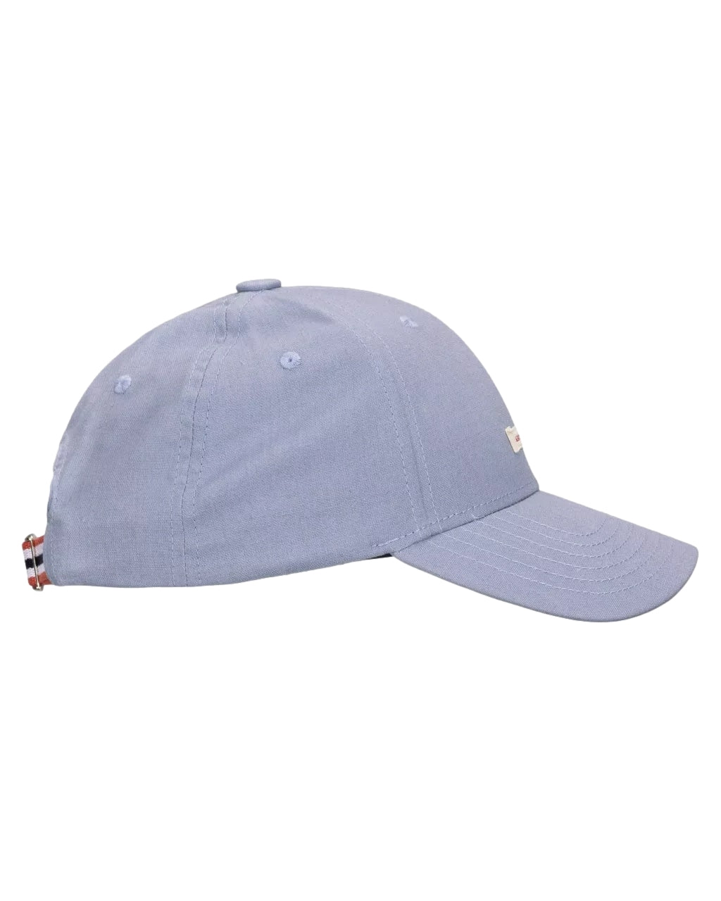 Amundsen Linen Patch Cap Caps Gråblå - modostore.no