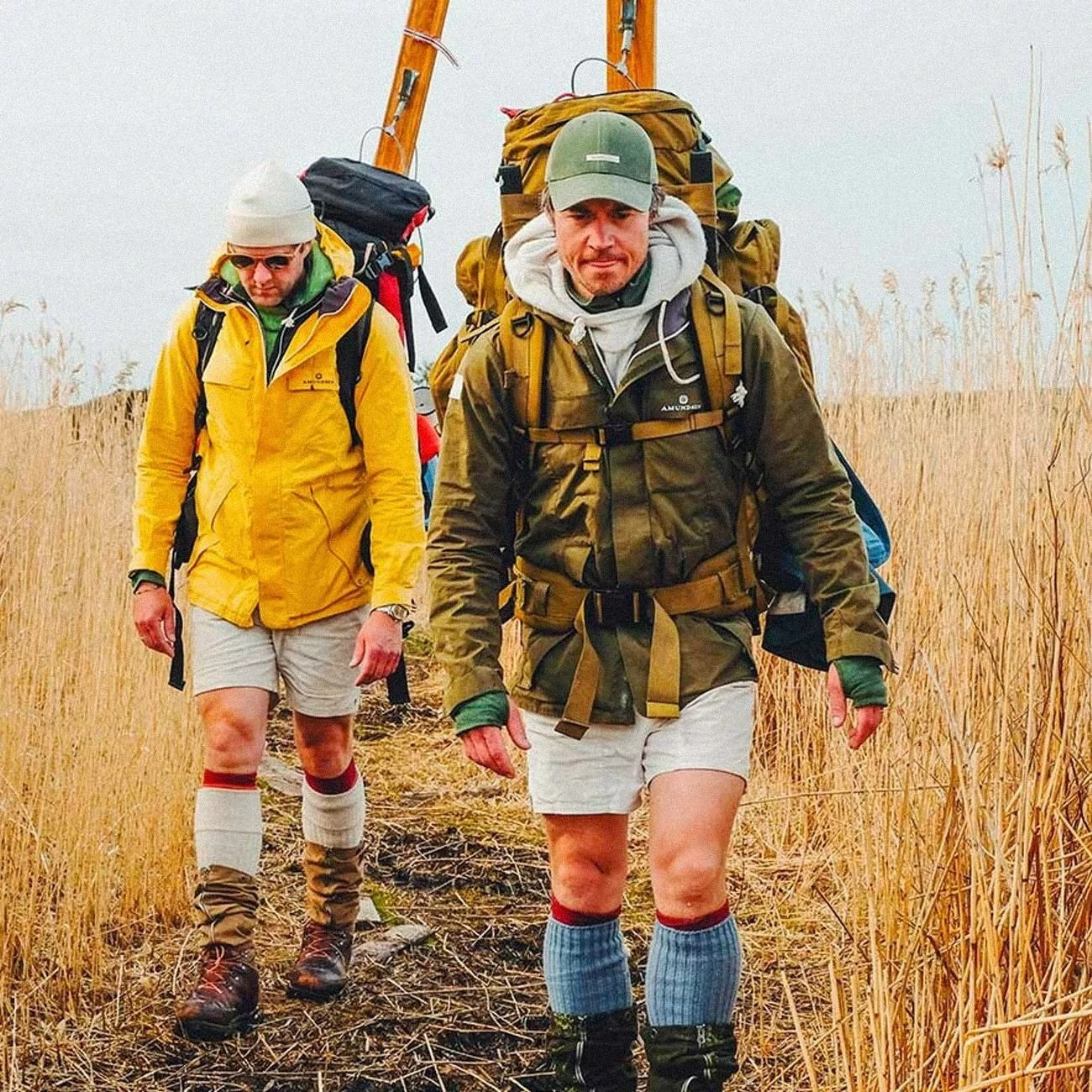 Amundsen Waxed Cotton Cap Caps Mørkeoransje - modostore.no