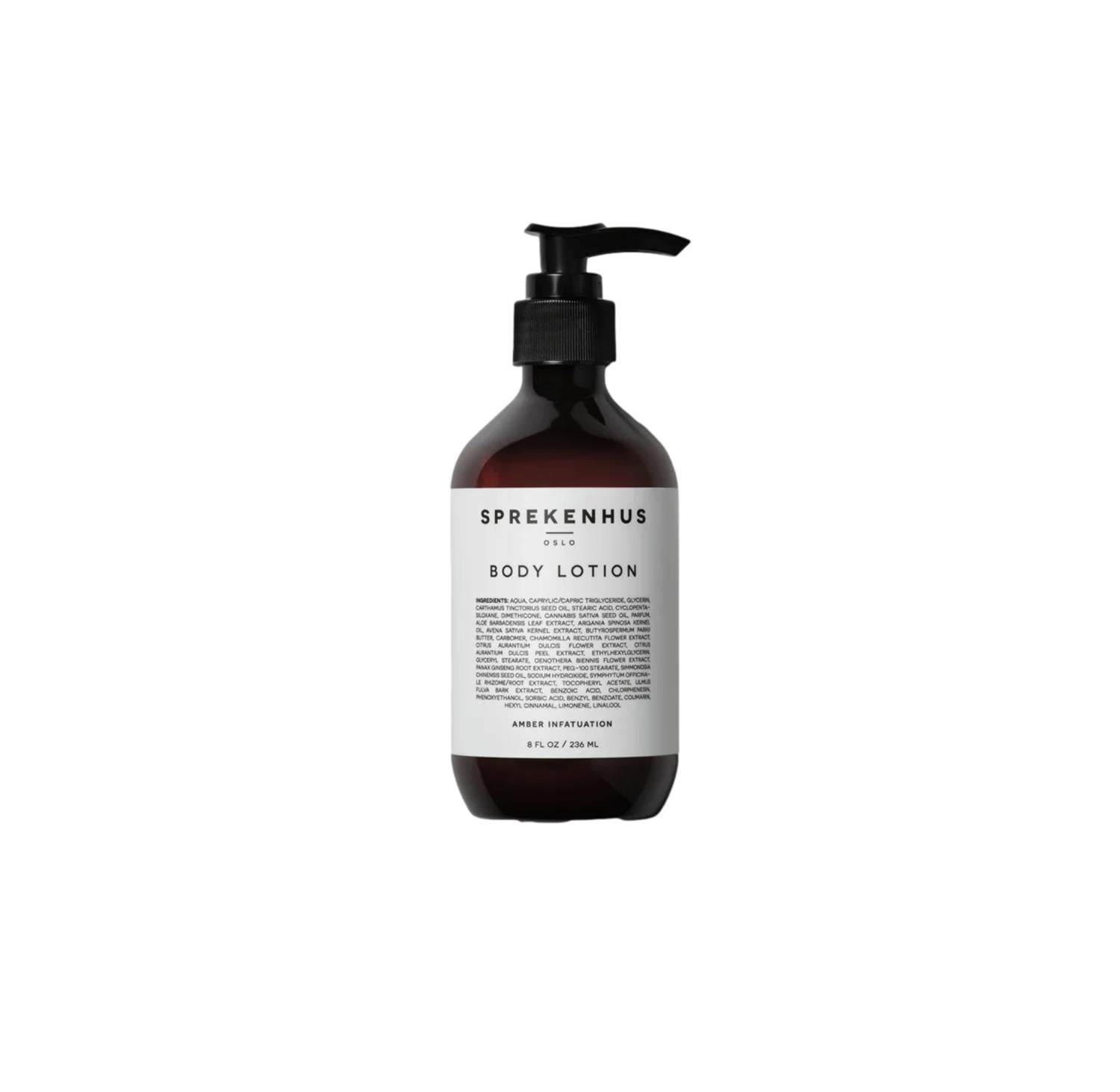 Sprekenhus Body Lotion 236ml - Amber Infatuation Body Lotion Gjennomsiktig