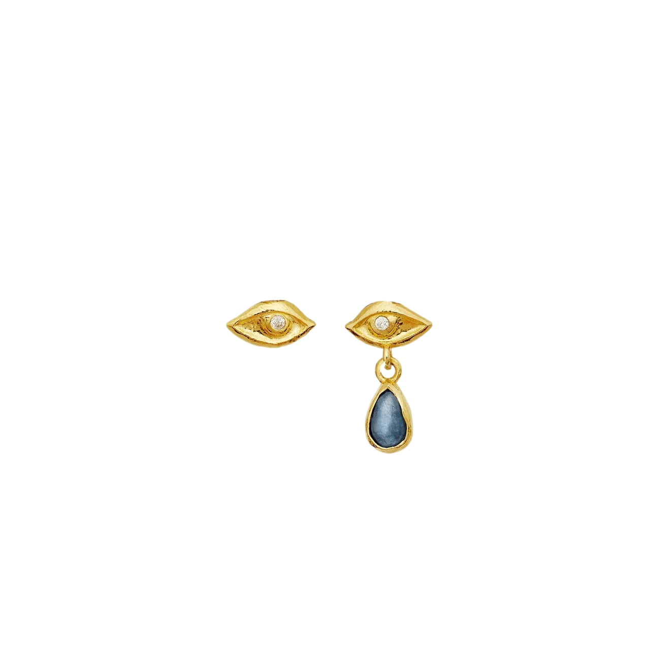 Maanesten Louise Earrings Øredobber Gull
