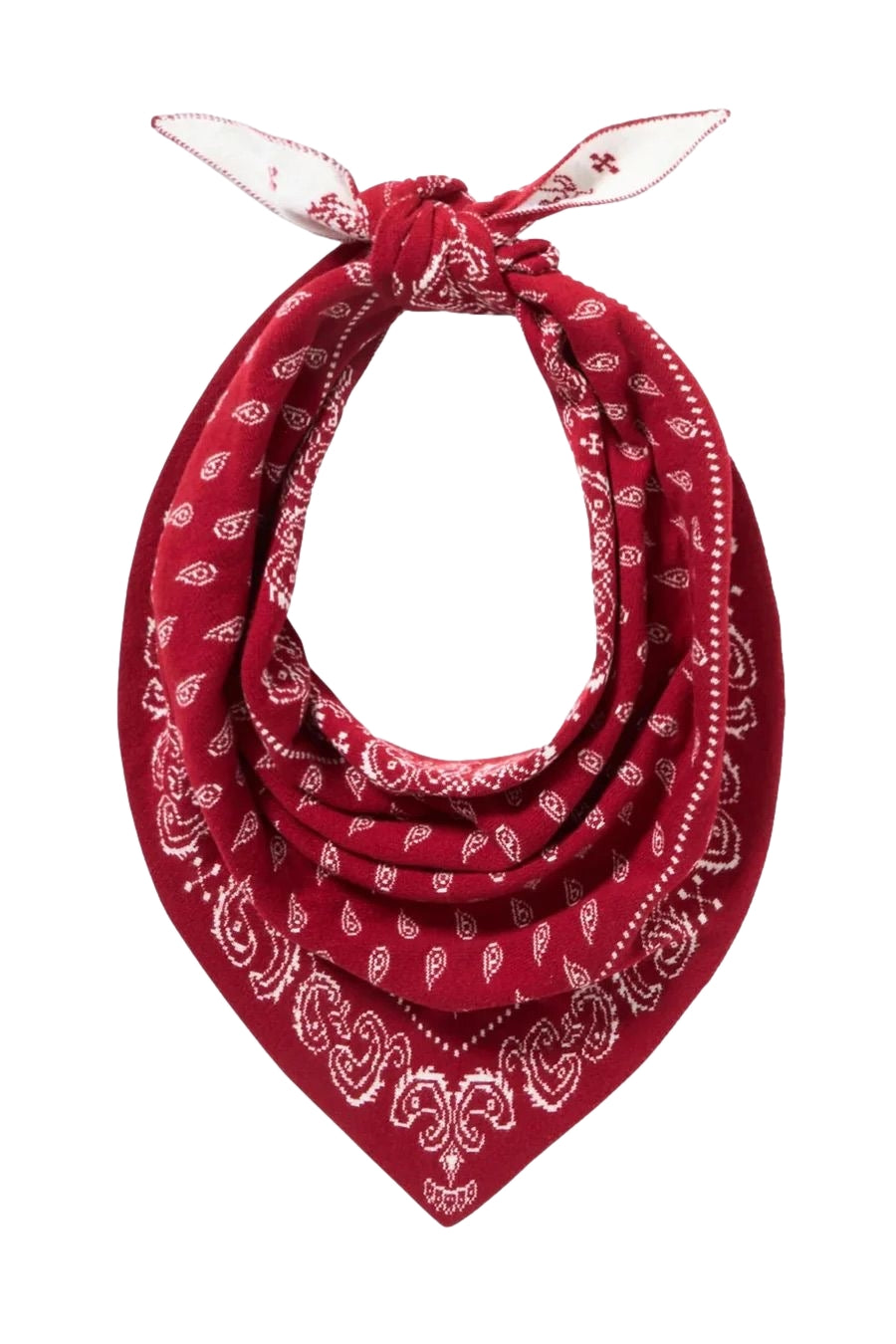 Guest In Residence The Wild Rag Ruby/Cream Skjerf Rød - modostore.no