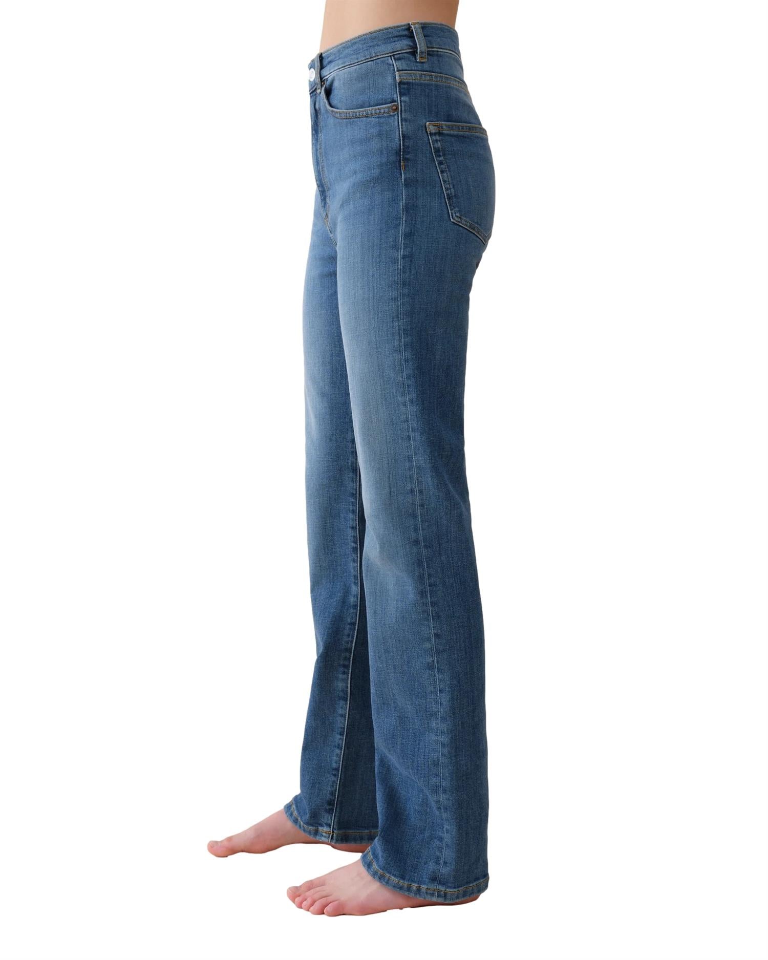Jeanerica Eiffel Mid Vintage Jeans Blå - modostore.no