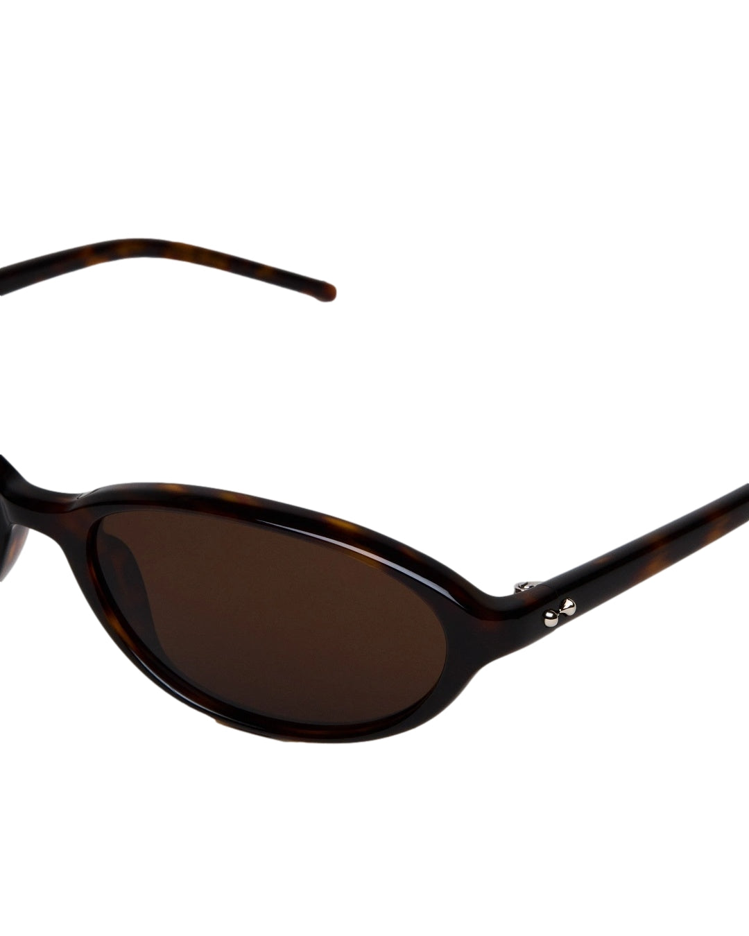 Chimi Eyewear Ellipse Tortoise Solbriller Brun Mønster
