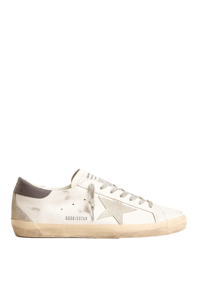 Golden Goose Super-Star Classic With Spur Sko Hvit Og Grå