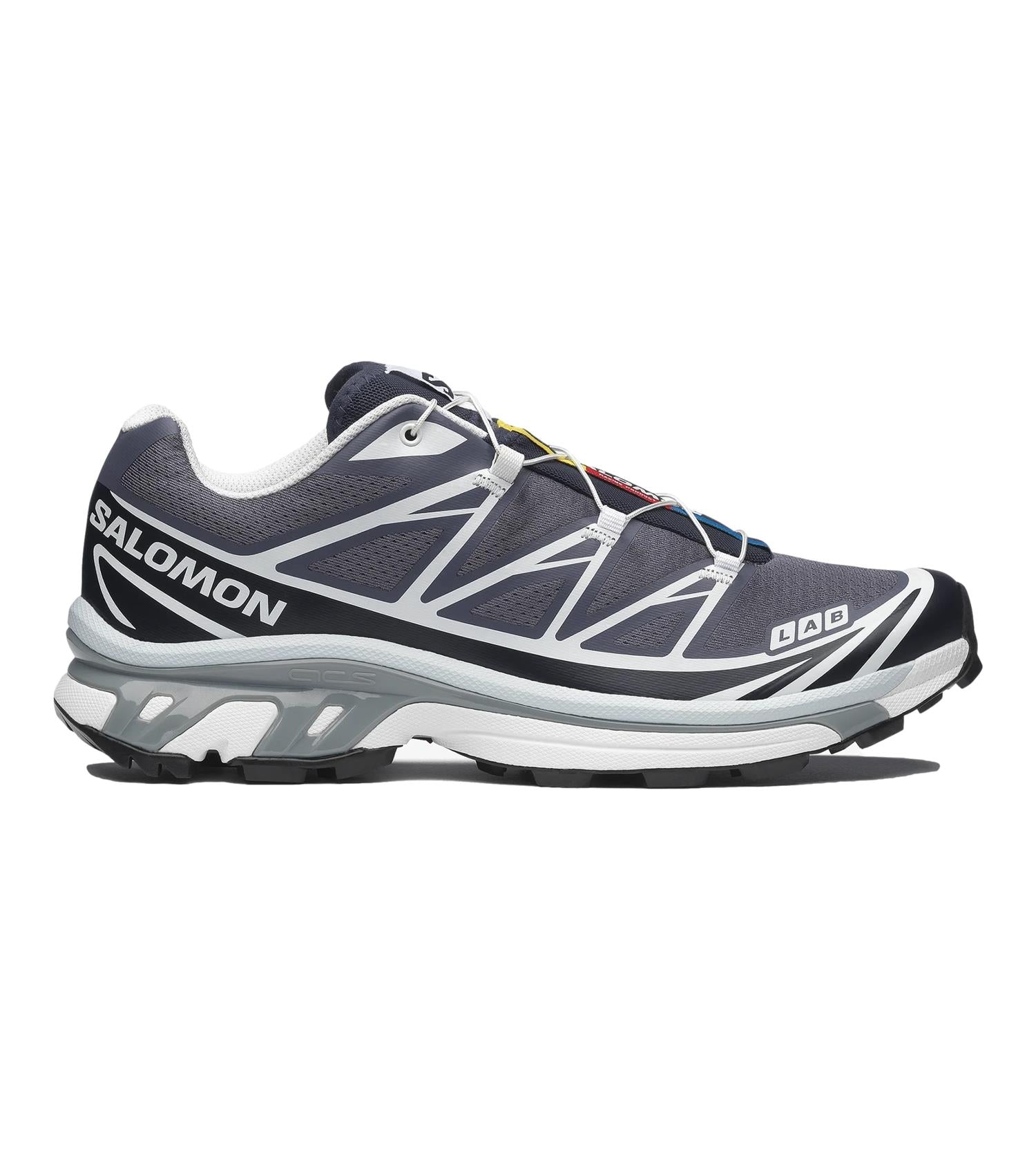 Salomon XT-6 Grisaille/Blue Nights/Quarry Sko Blå - modostore.no