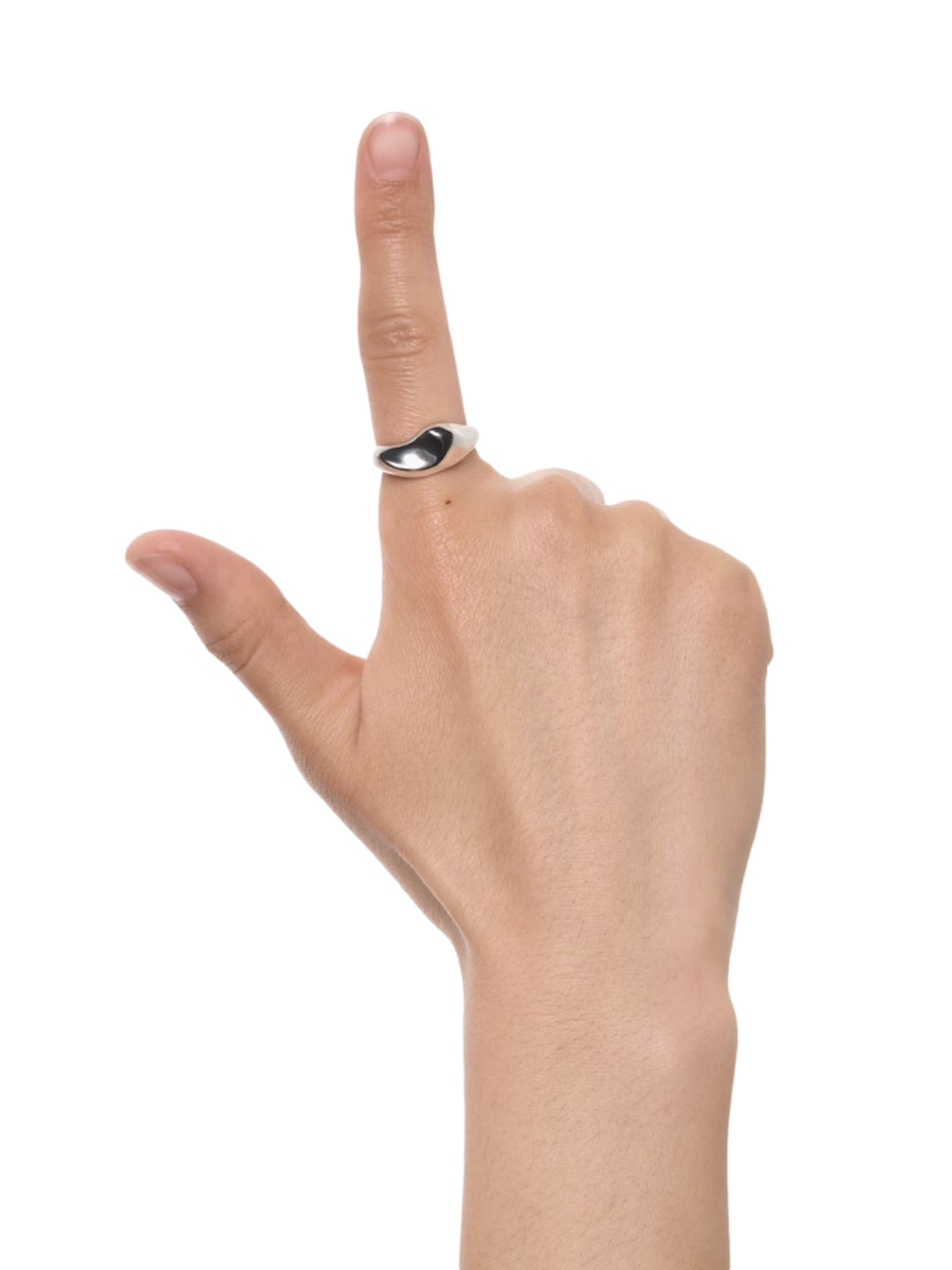 Maria Black Saddle Ring Ring Sølv