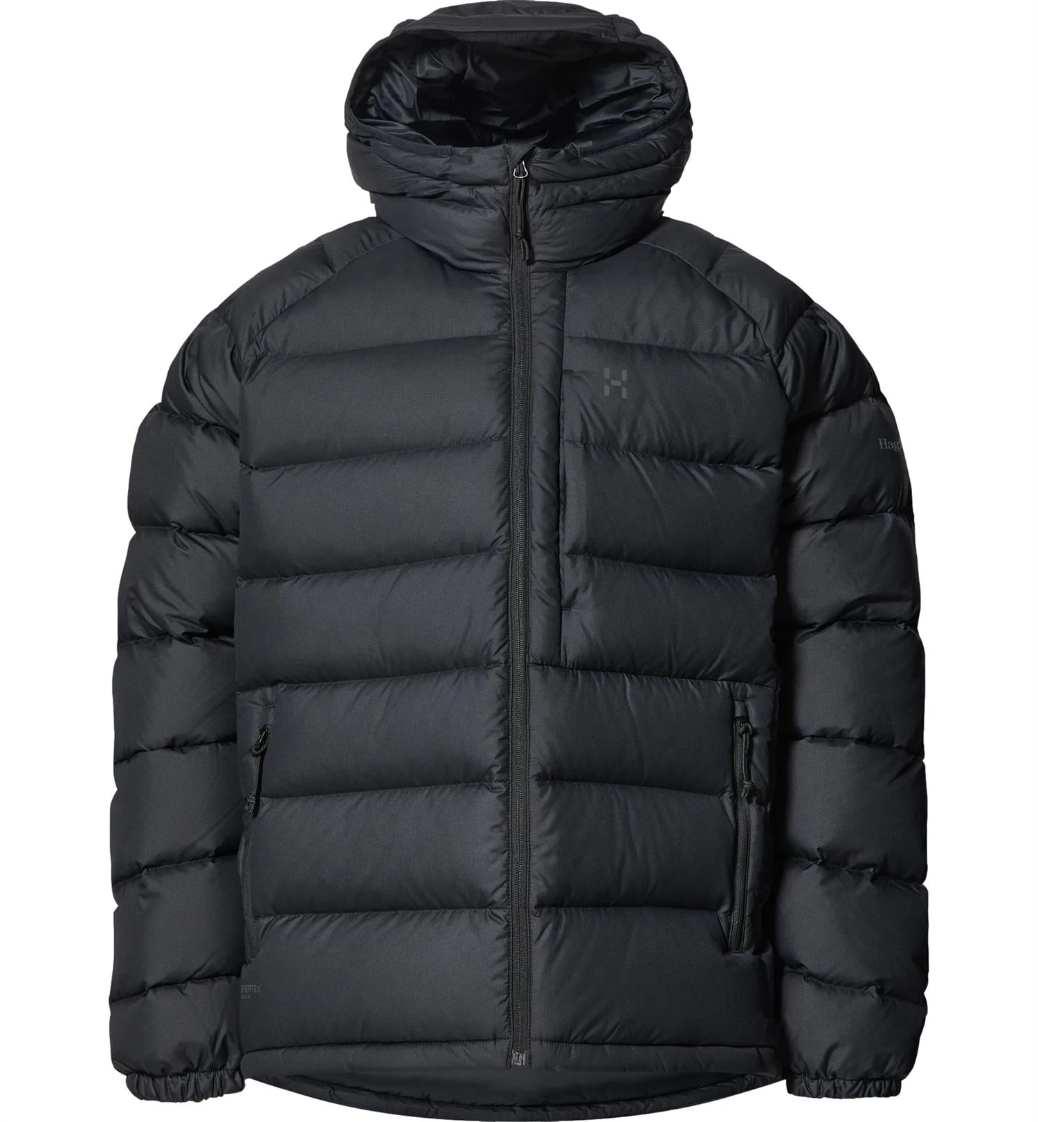 Haglöfs Rosson Down Hood Men Jakke Sort - modostore.no