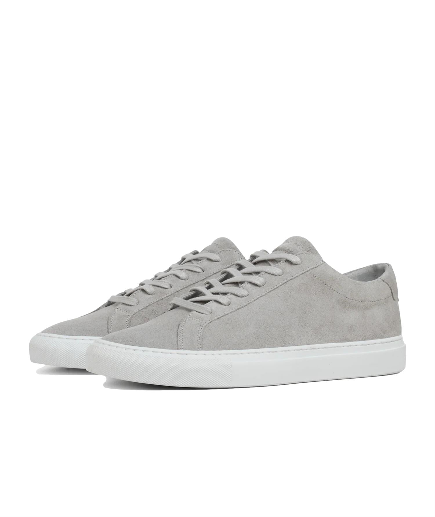Garment Project Premium Low Light Grey Suede Sko Lysegrå