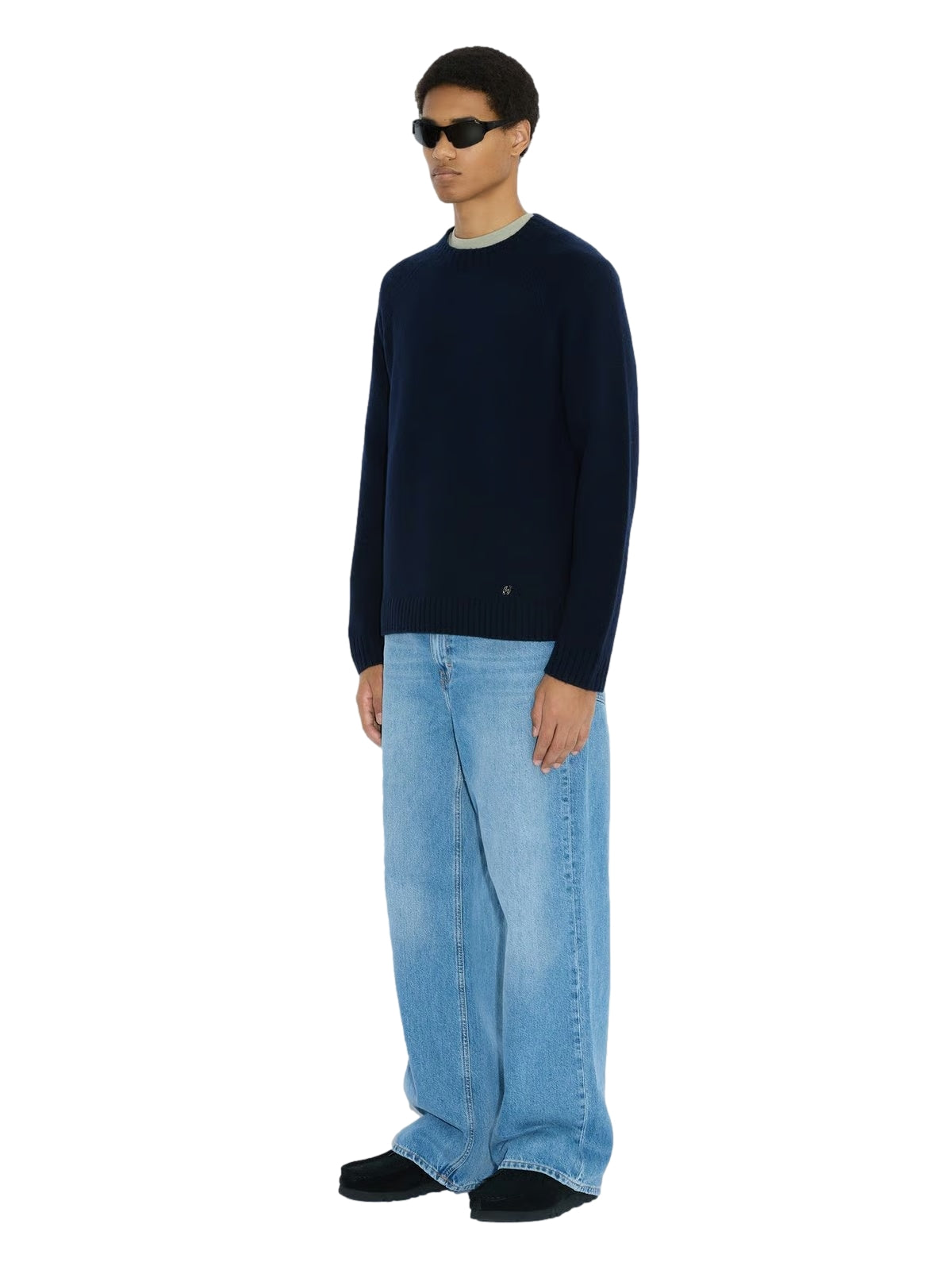 Holzweiler M. Wool Crew Crewneck Navy