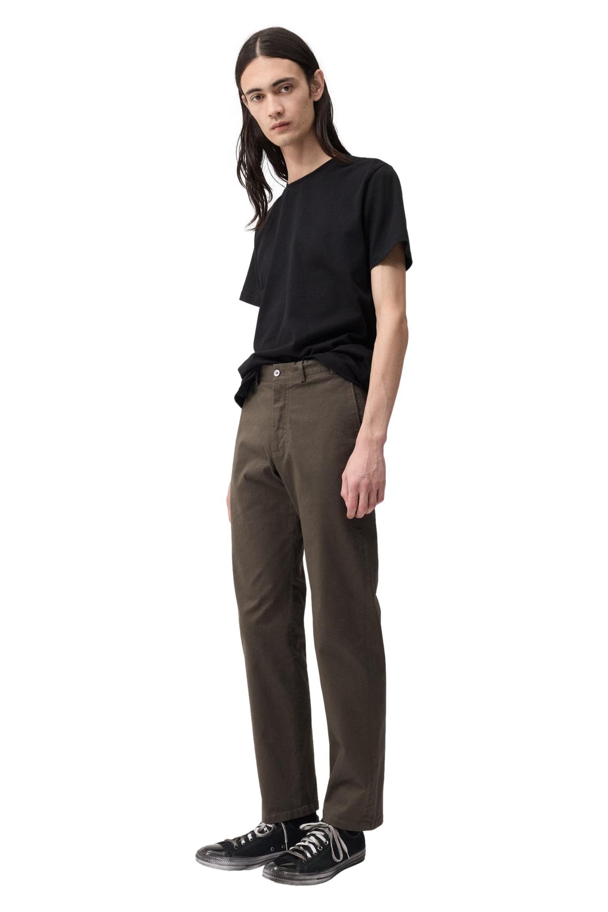 Livid Fuller Chino Bukse Brungrønn