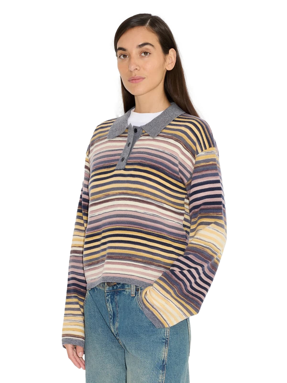 Holzweiler Luna Space Yarn Polo Genser Multi