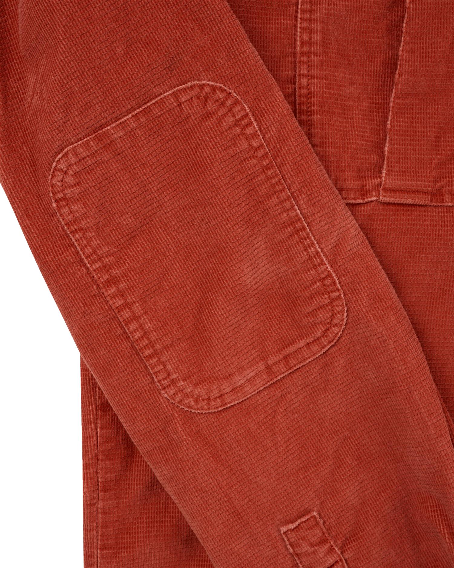 Amundsen Ranger Velvet Half-Zip Shirt Mens Skjorte Rød