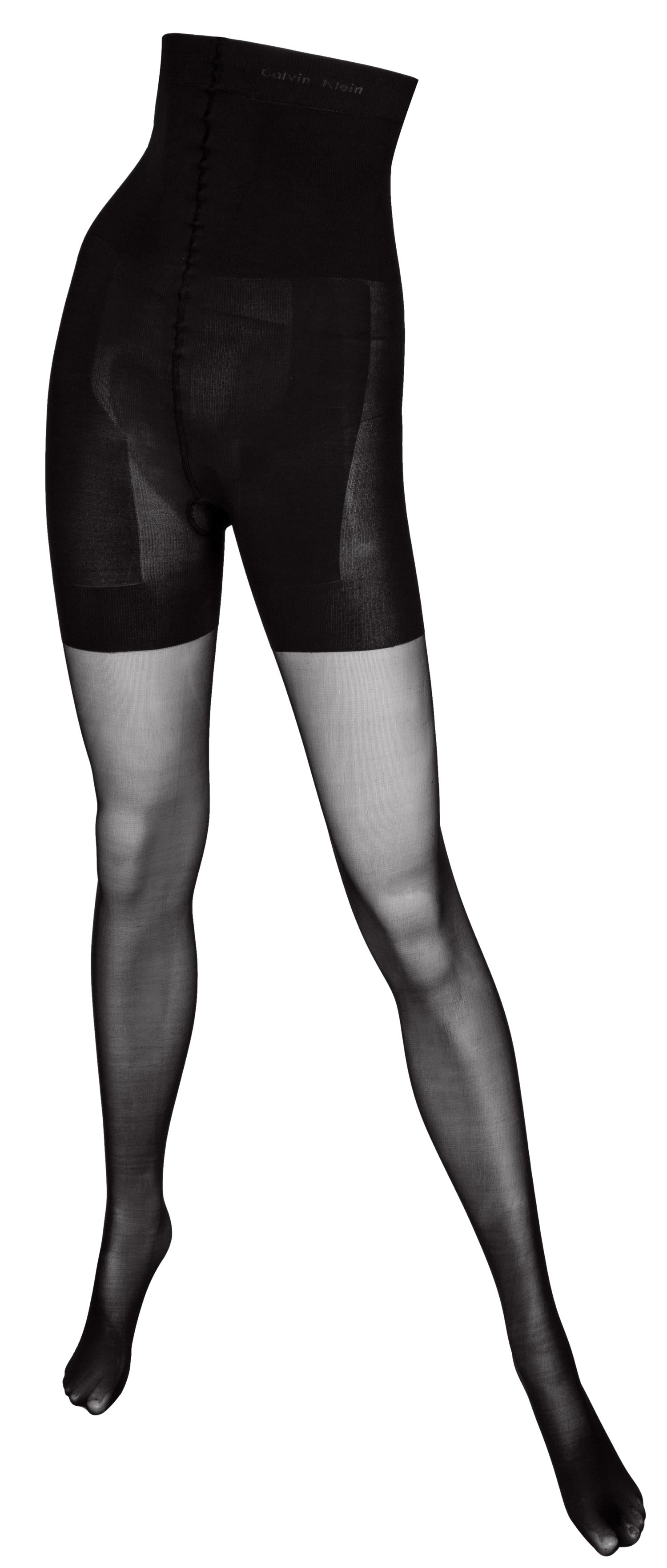 Calvin Klein Underwear CK Ultra Fit High Semi-Opaque 40 den Strømpebukse Sort - modostore.no