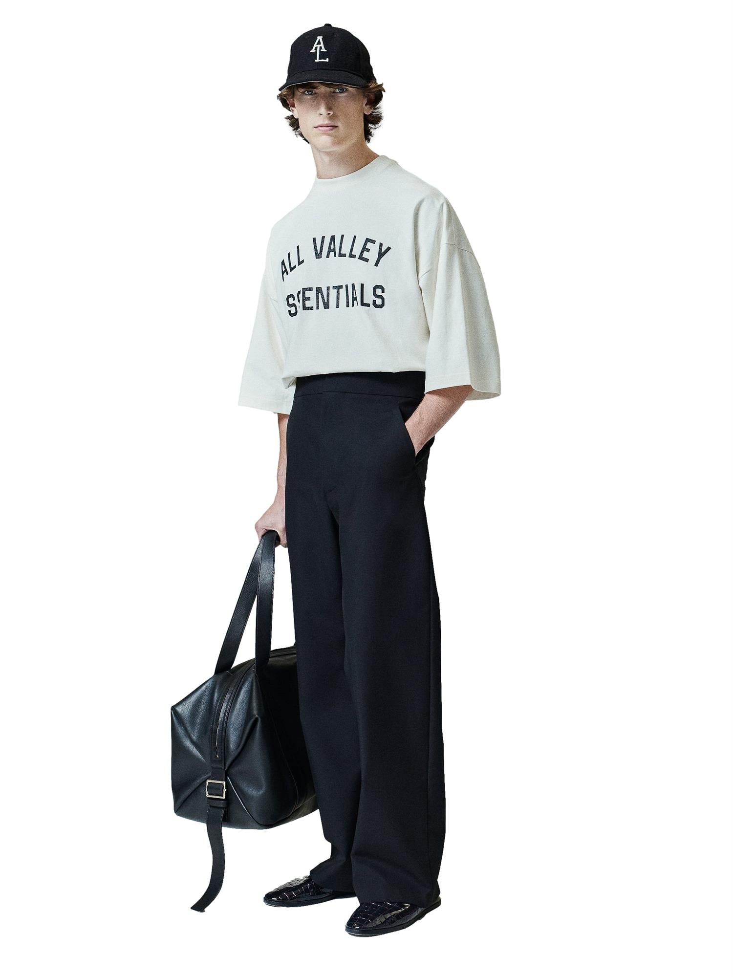 Fear of God Essentials Merch Tee T-shirt Hvit