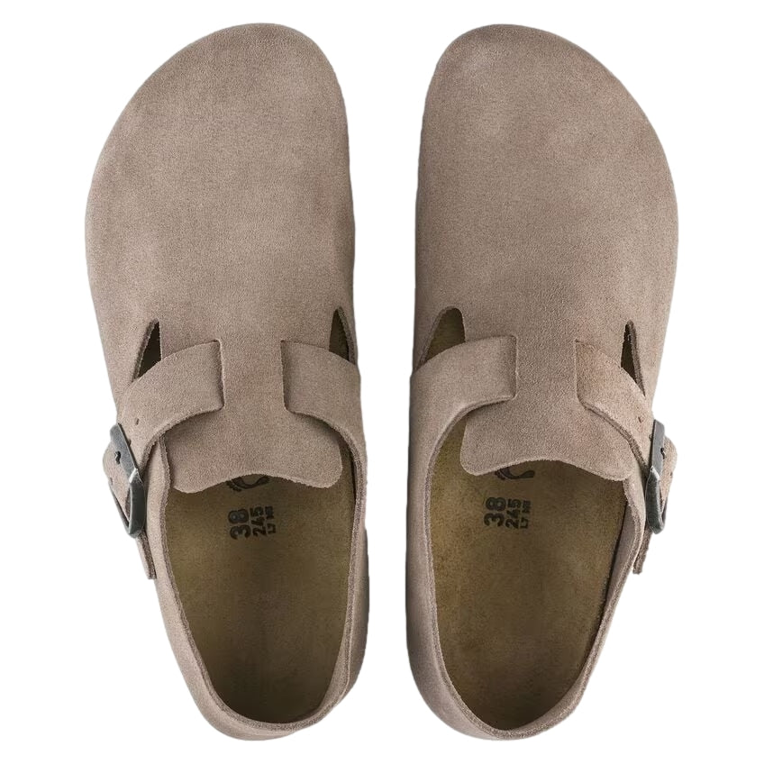 Birkenstock London Suede Narrow Taupe Sko Taupe - modostore.no