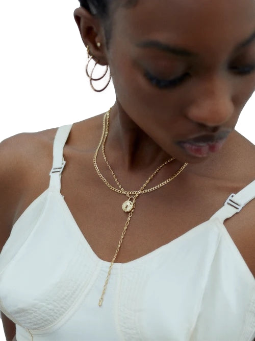 Maria Black Saffi Necklace 43 Smykke Gull - modostore.no