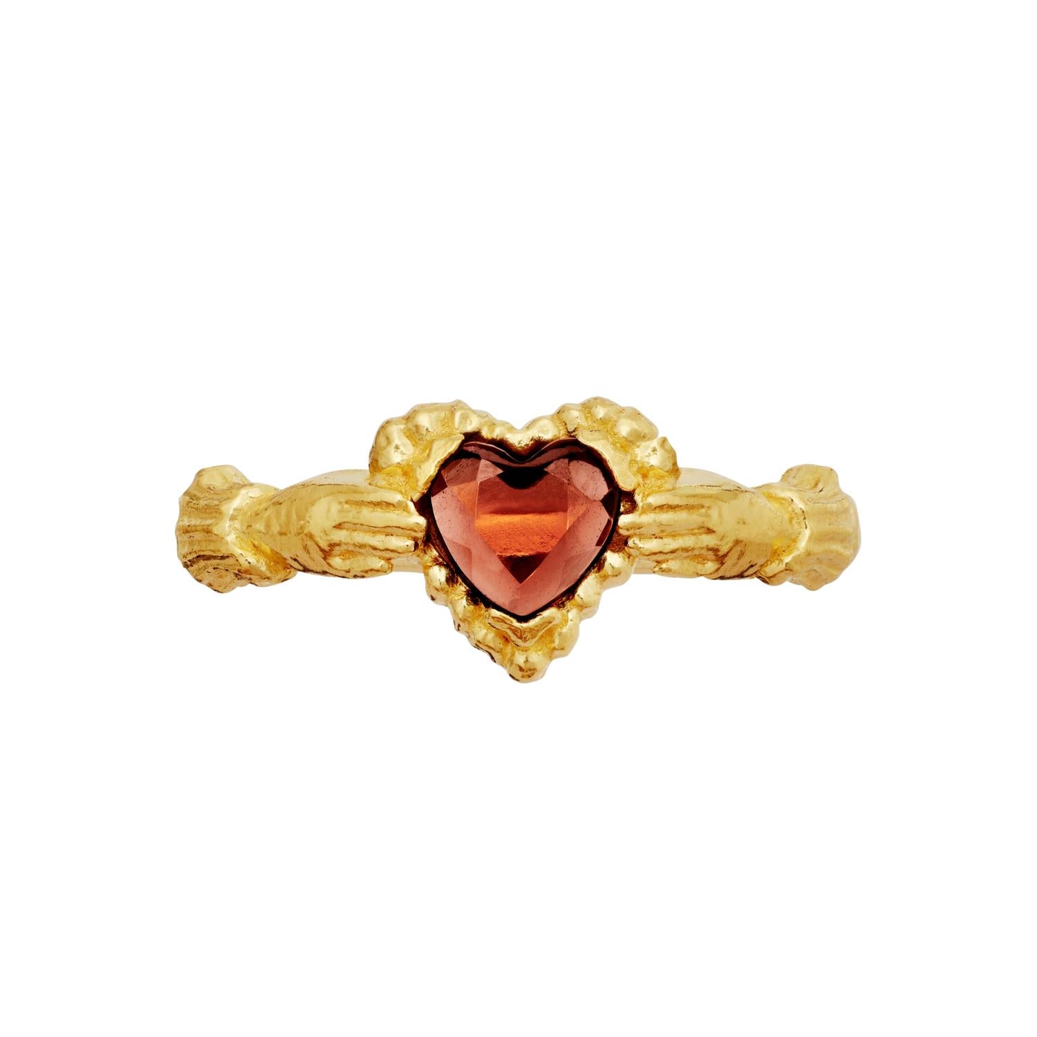 Maanesten Capulet gullring med elegant design, synlig i bilde, laget av gull, for stilfull bruk.