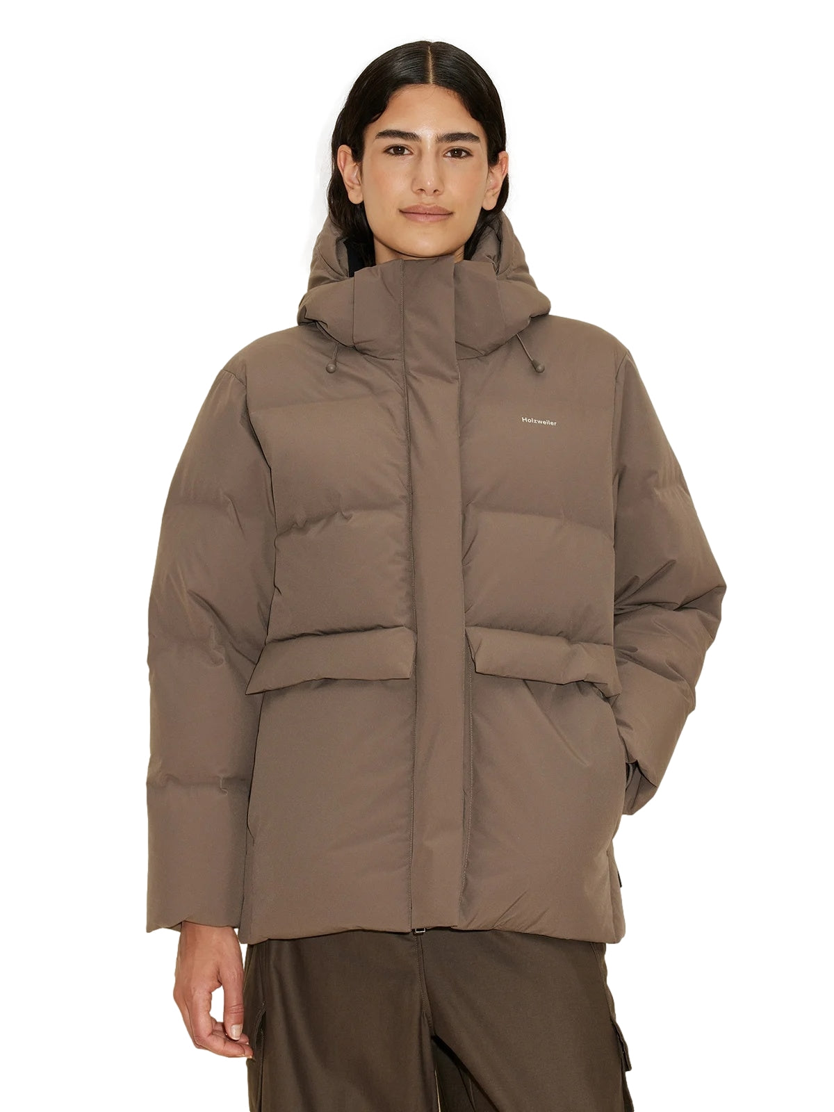 Holzweiler Besseggen Down Taupe Jakke Lysebrun - modostore.no