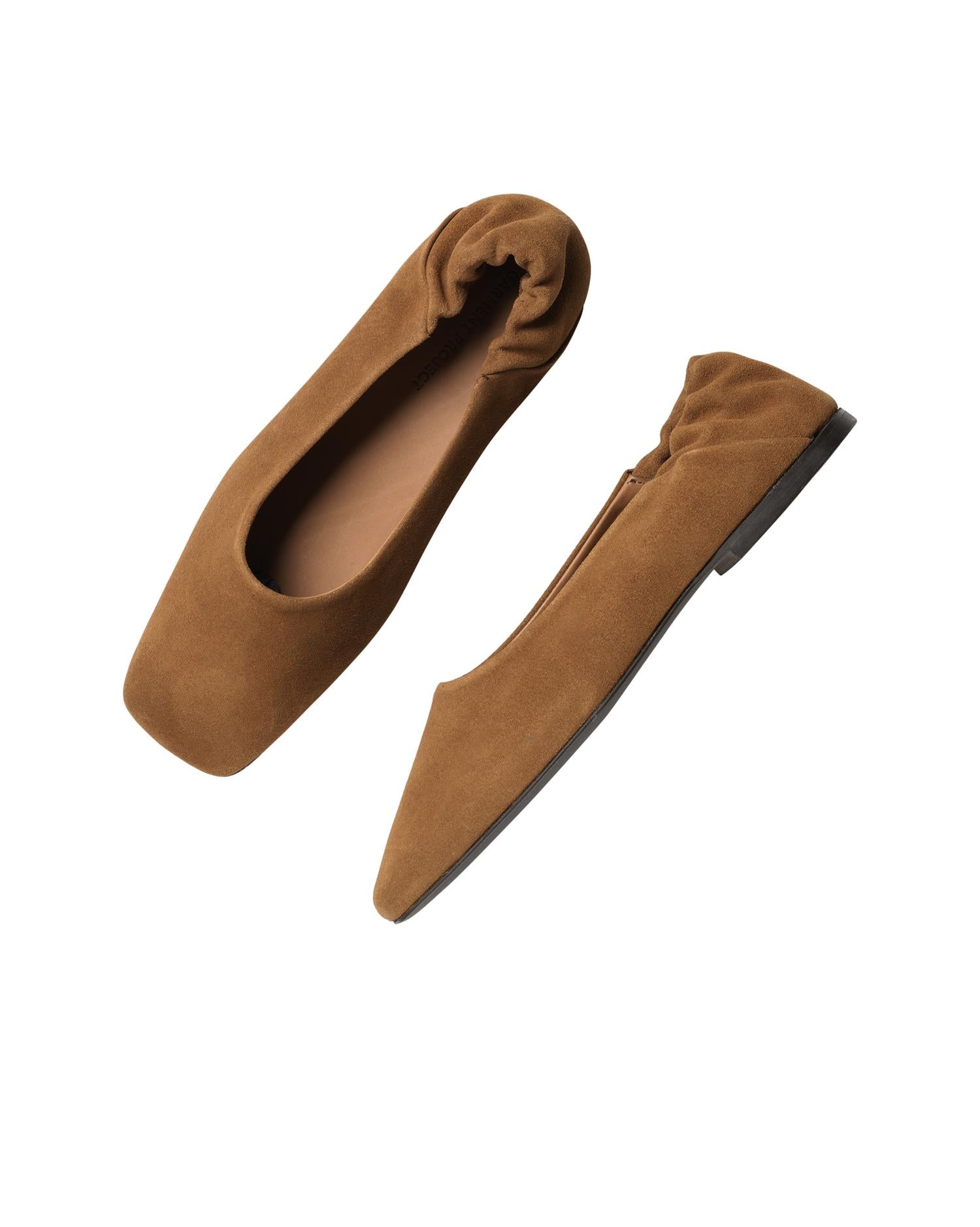 Garment Project Bella - Cognac Suede Sko Cognac
