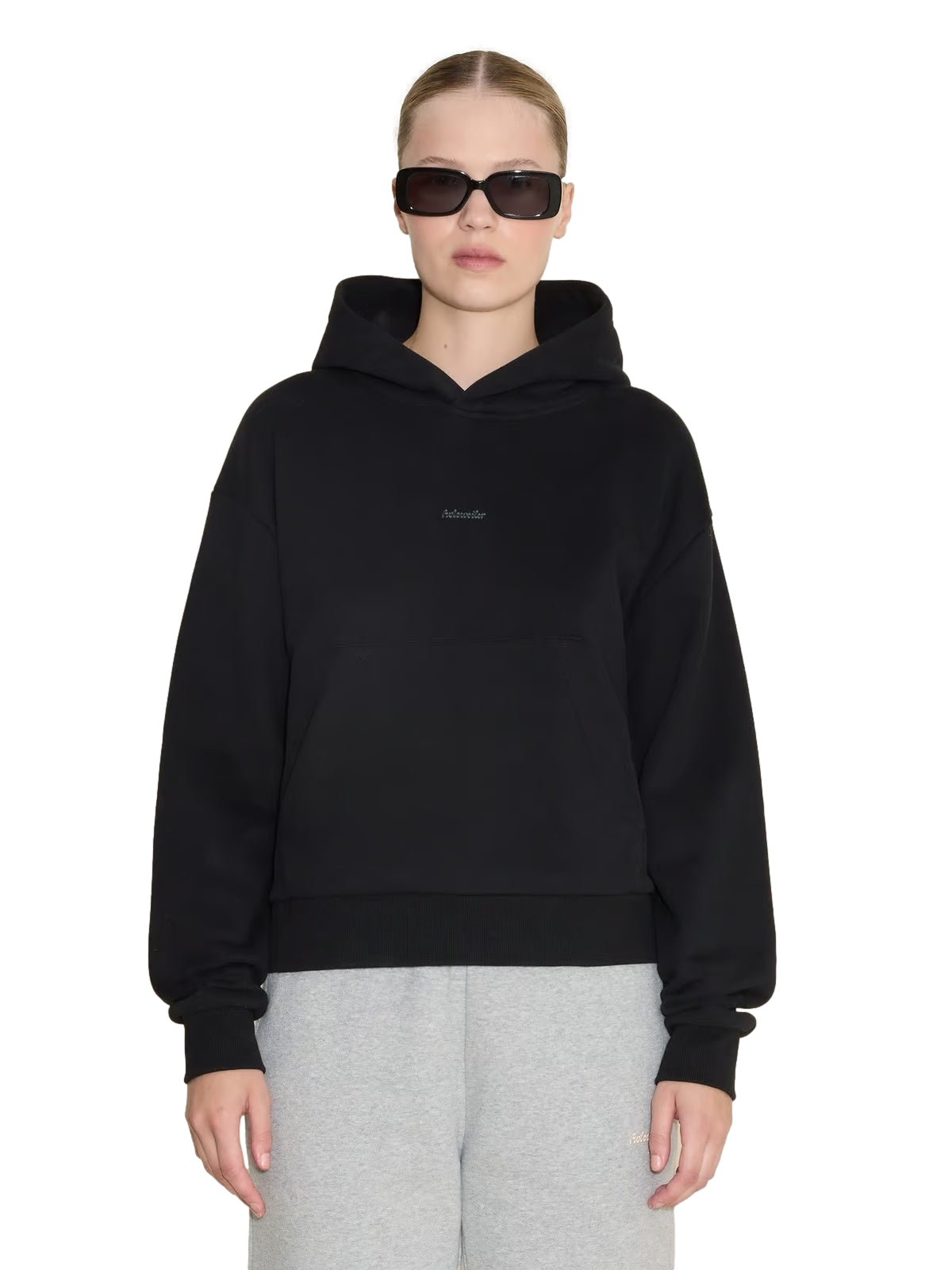 Holzweiler W Regular Hoodie Genser Sort - modostore.no